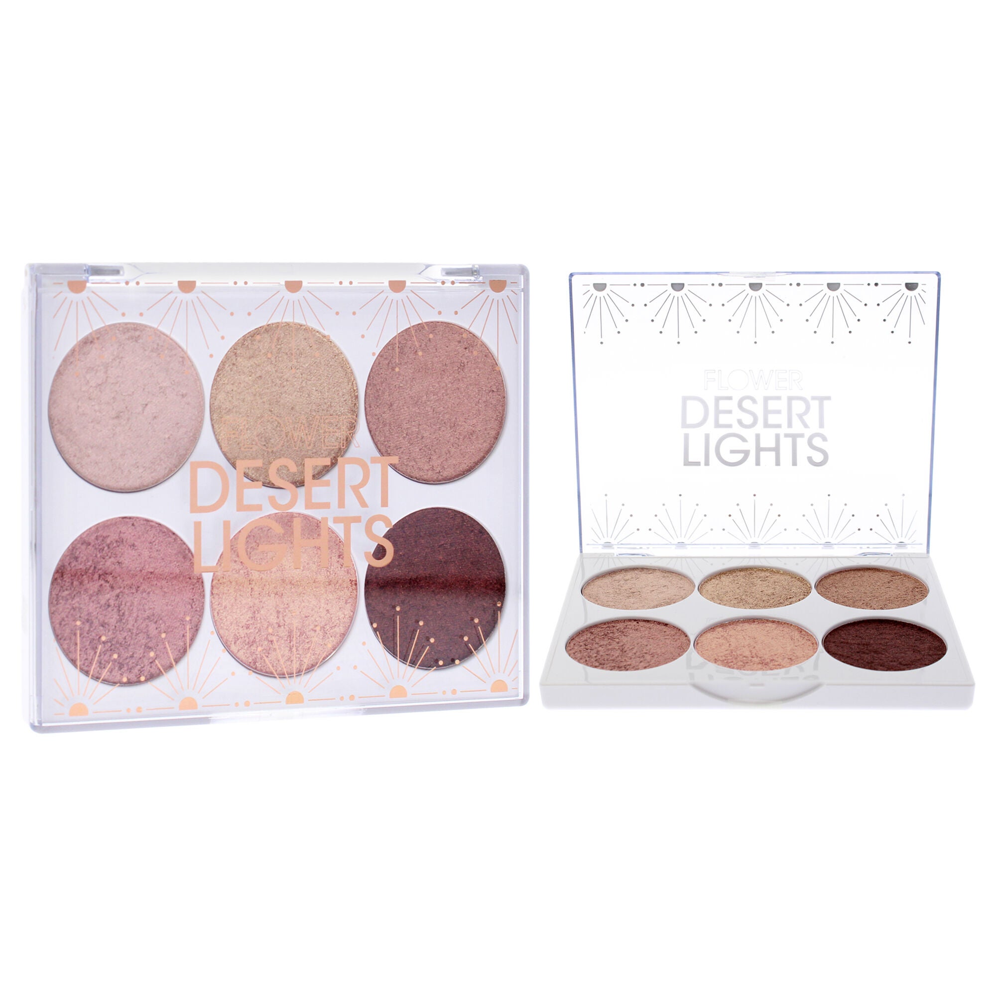 Desert Lights Shadow Palette by Flower Beauty for Women - 0.7 oz Palette, See Description, alternate image number 2