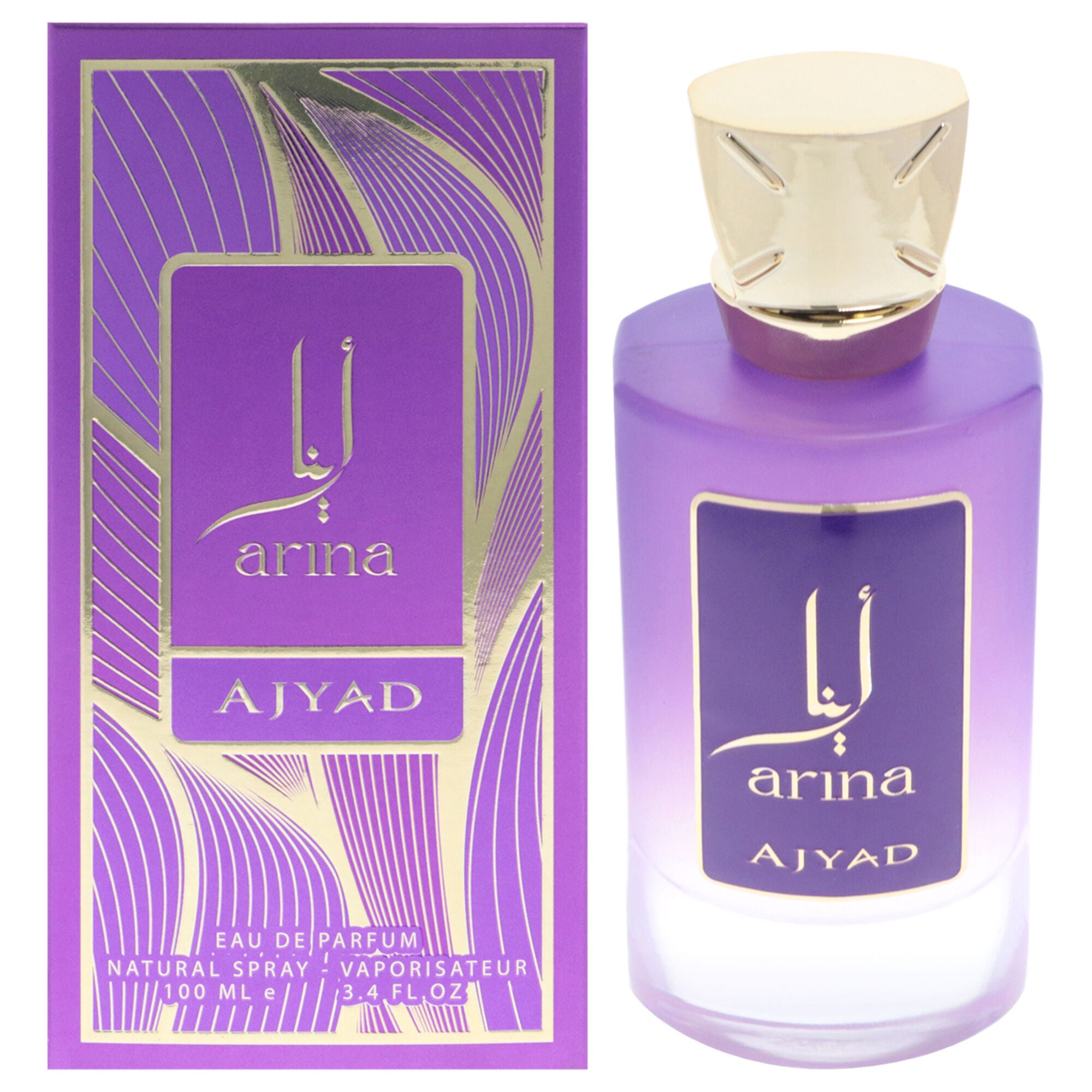 Arina by Ajyad for Women - 3.4 oz EDP Spray, Clear, hi-res image number 0
