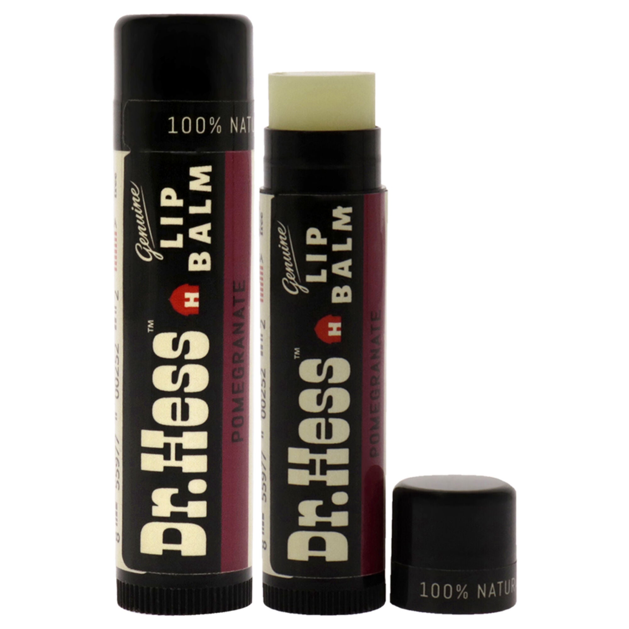 Genuine Lip Balm - Pomegranate by Dr. Hess for Unisex - 0.15 oz Lip Balm, See Description, hi-res image number 0