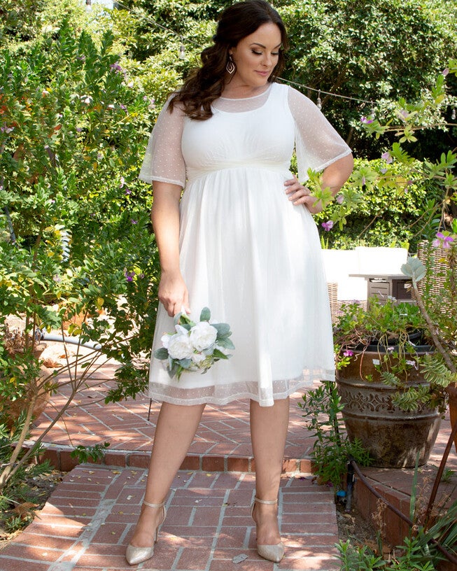 Stars A-line Wedding Dress, Ivory, hi-res image number null