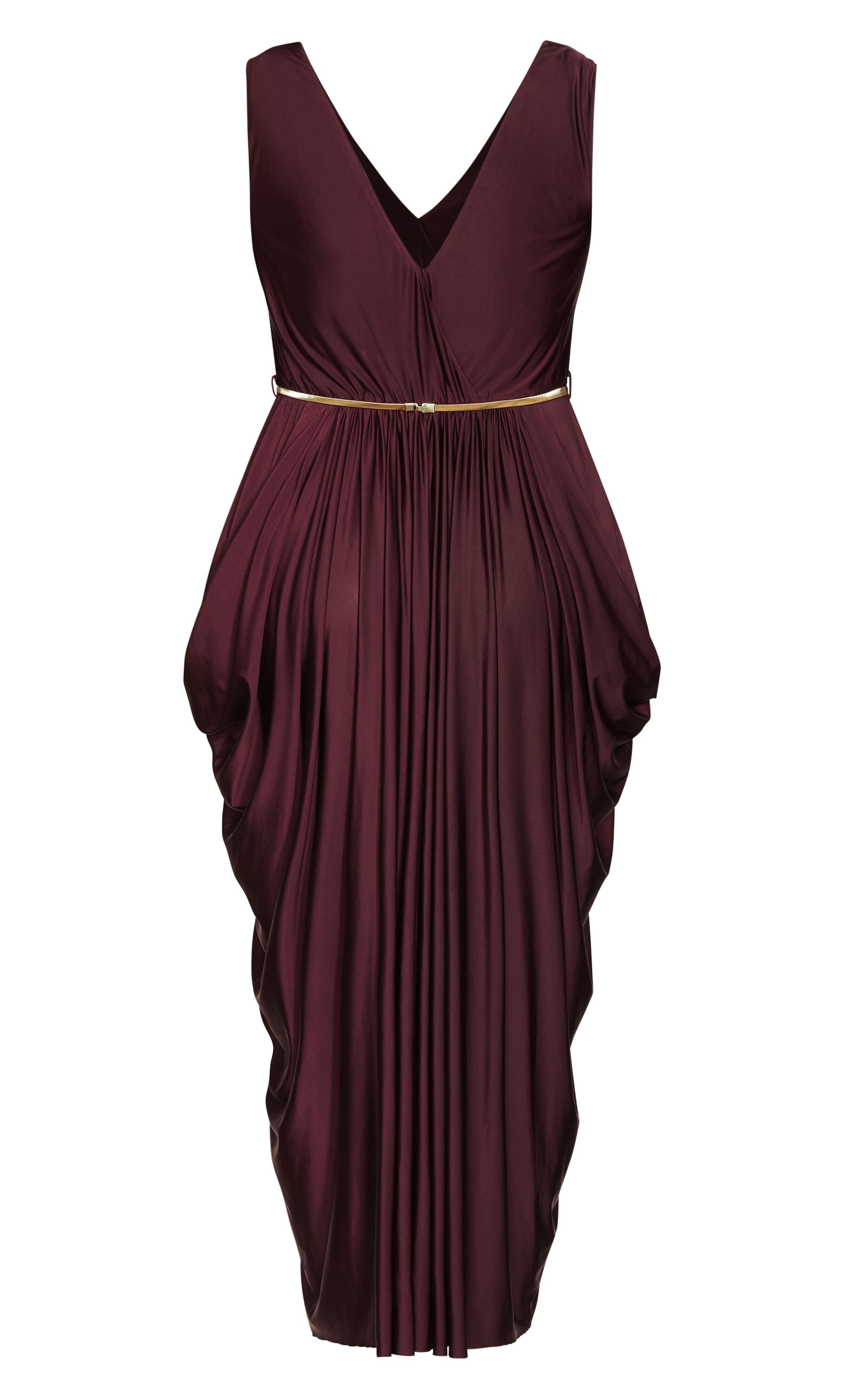Athena Goddess Maxi Dress - oxblood, , alternate image number 3