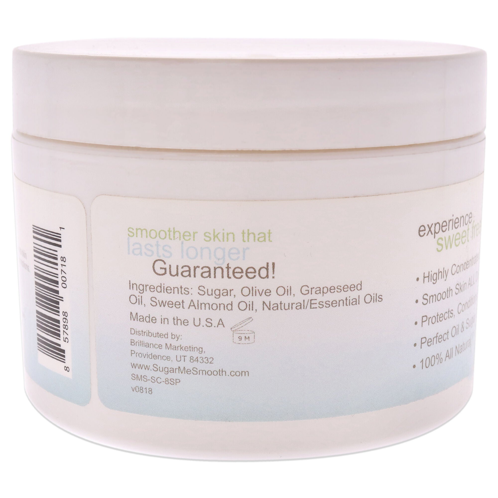 Body Scrub - Sweet Pomegranate by Sugar Me Smooth for Unisex - 8.9 oz Scrub, See Description, alternate image number 2