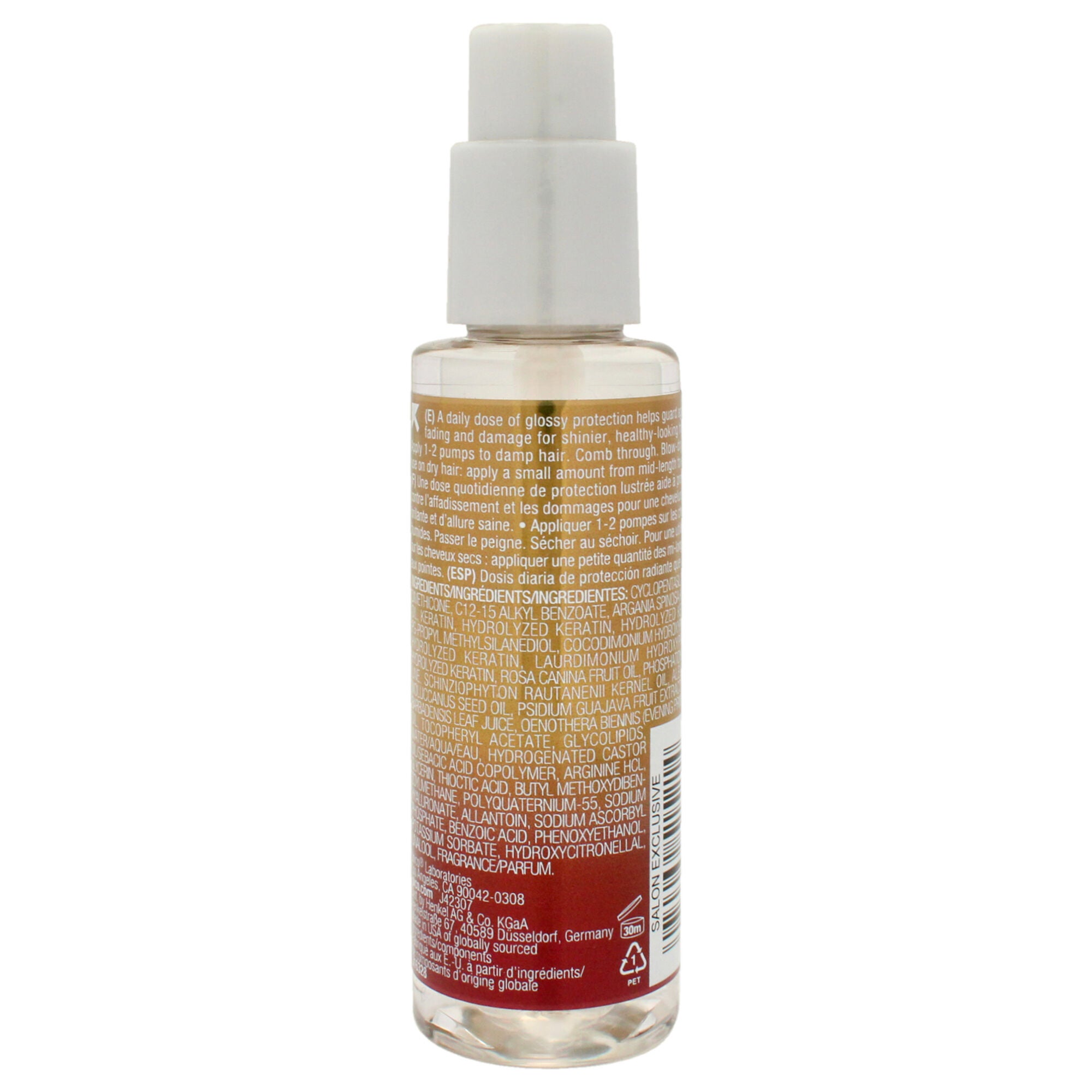 K-PAK Color Therapy Luster Lock Glossing Oil by Joico for Unisex - 2.13 oz Oil, See Description, alternate image number 3