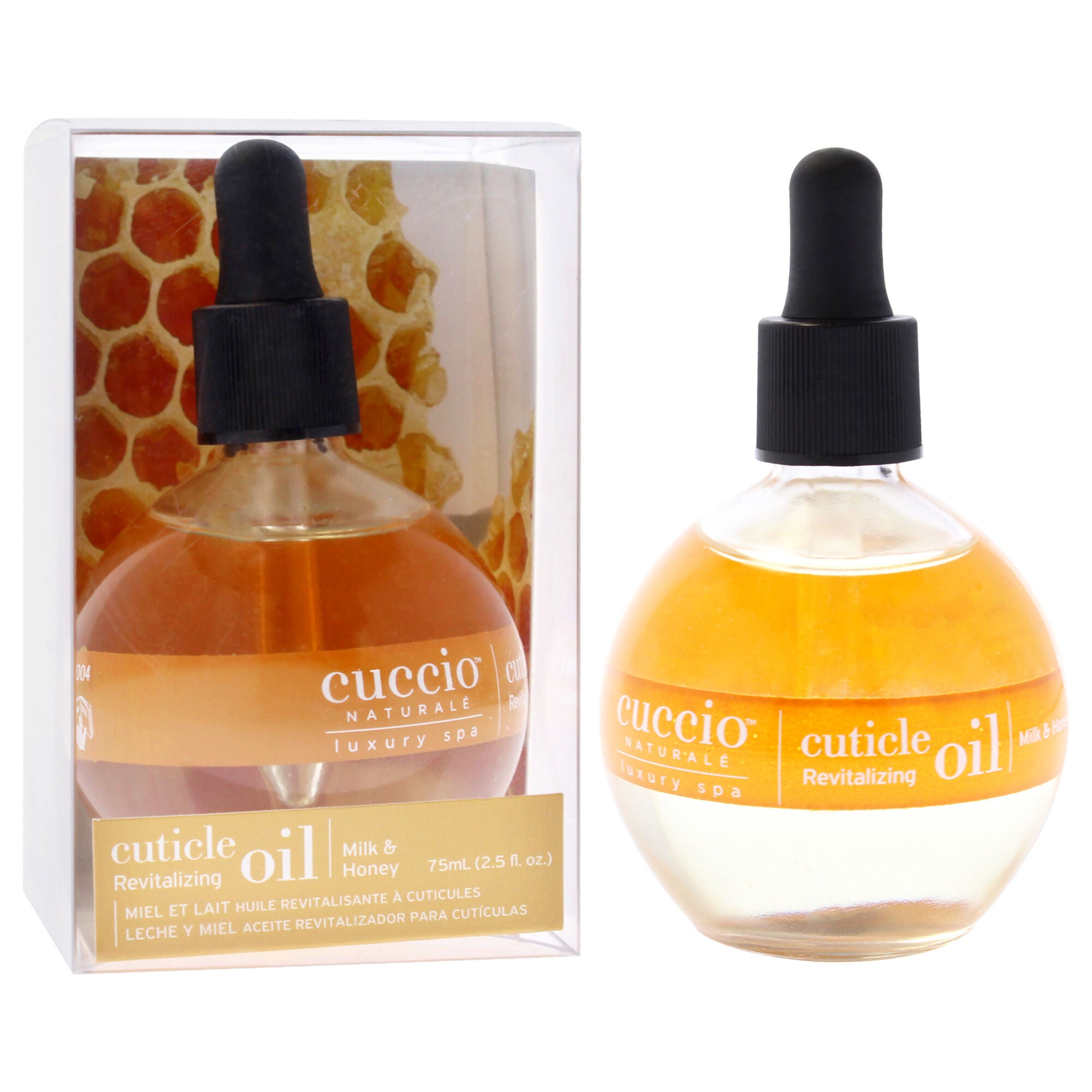 Cuticle Revitalizing Oil - Milk and Honey Manicure by Cuccio Naturale for Unisex - 2.5 oz Oil, See Description, alternate image number 1