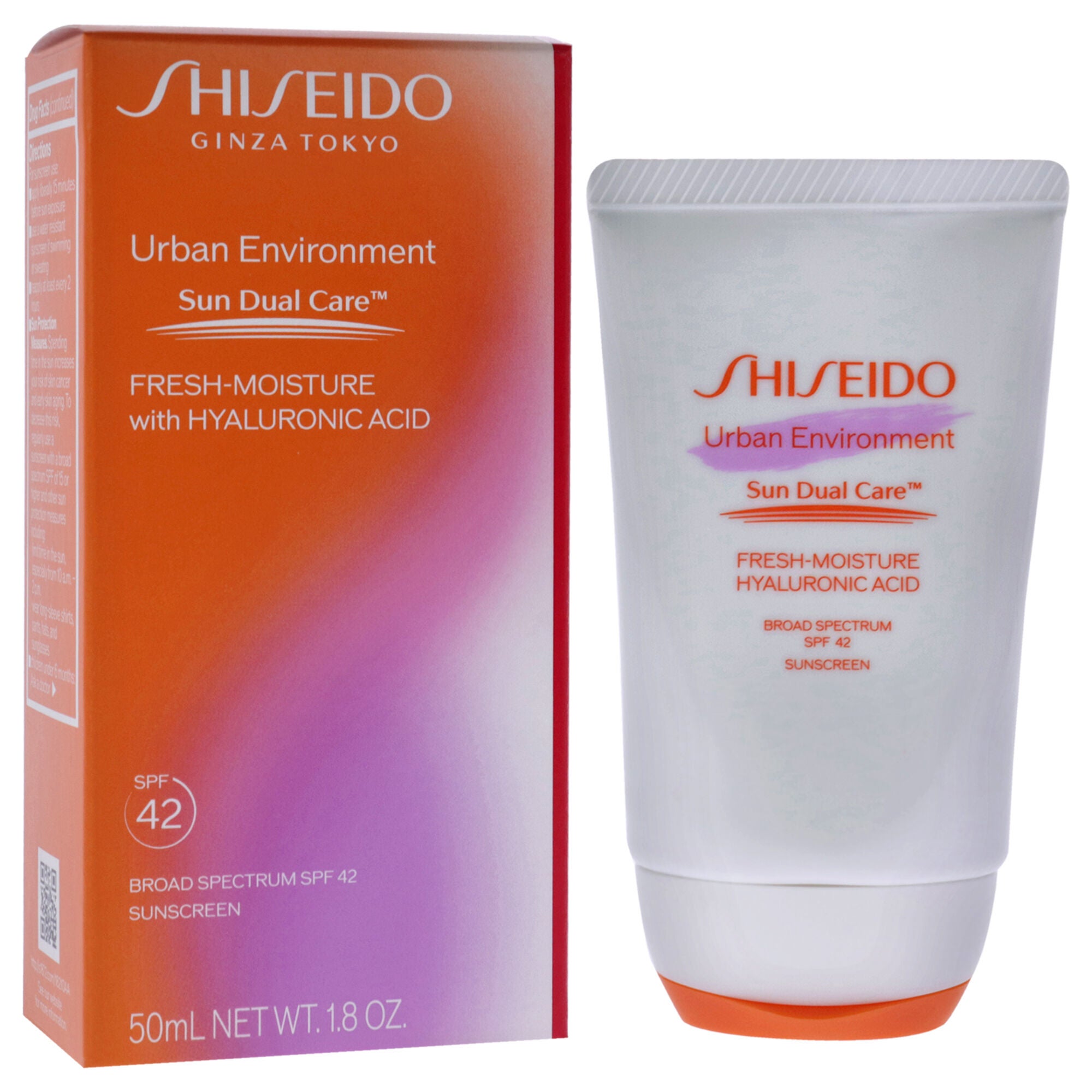 Urban Environment Fresh Moisture Sunscreen Broad-Spectrum SPF 42 by Shiseido for Unisex - 1.8 oz Sunscreen, See Description, alternate image number 1