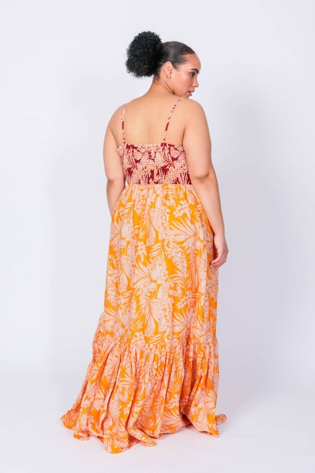 Bohemian Island Maxi Dress, , alternate image number null