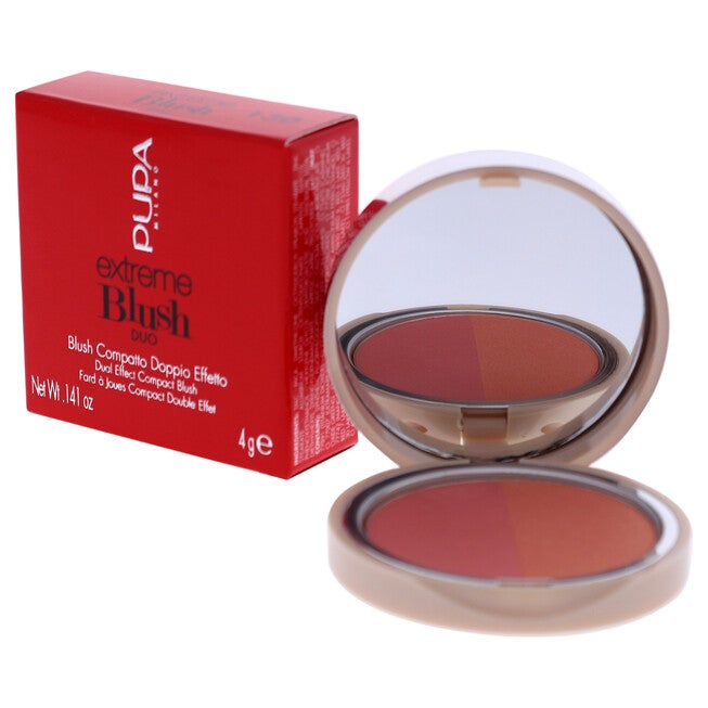 Extreme Blush Duo - 130 Matt Salmon - Radiant Peach by Pupa Milano for Women - 0.141 oz Blush, , alternate image number 7