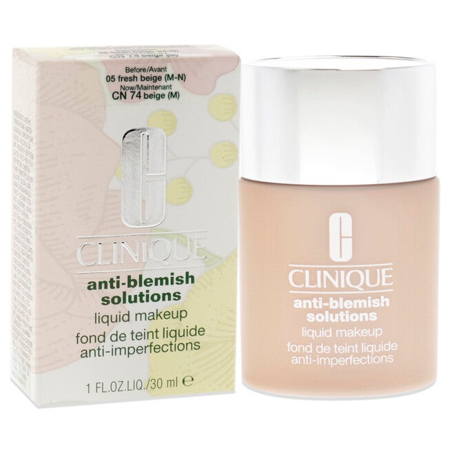 Anti-Blemish Solutions Liquid Makeup 05 Fresh Beige(MF-M)-Dry Comb. To Oily Skin by Clinique for Women - 1 oz Foundation, See Description, alternate image number 2