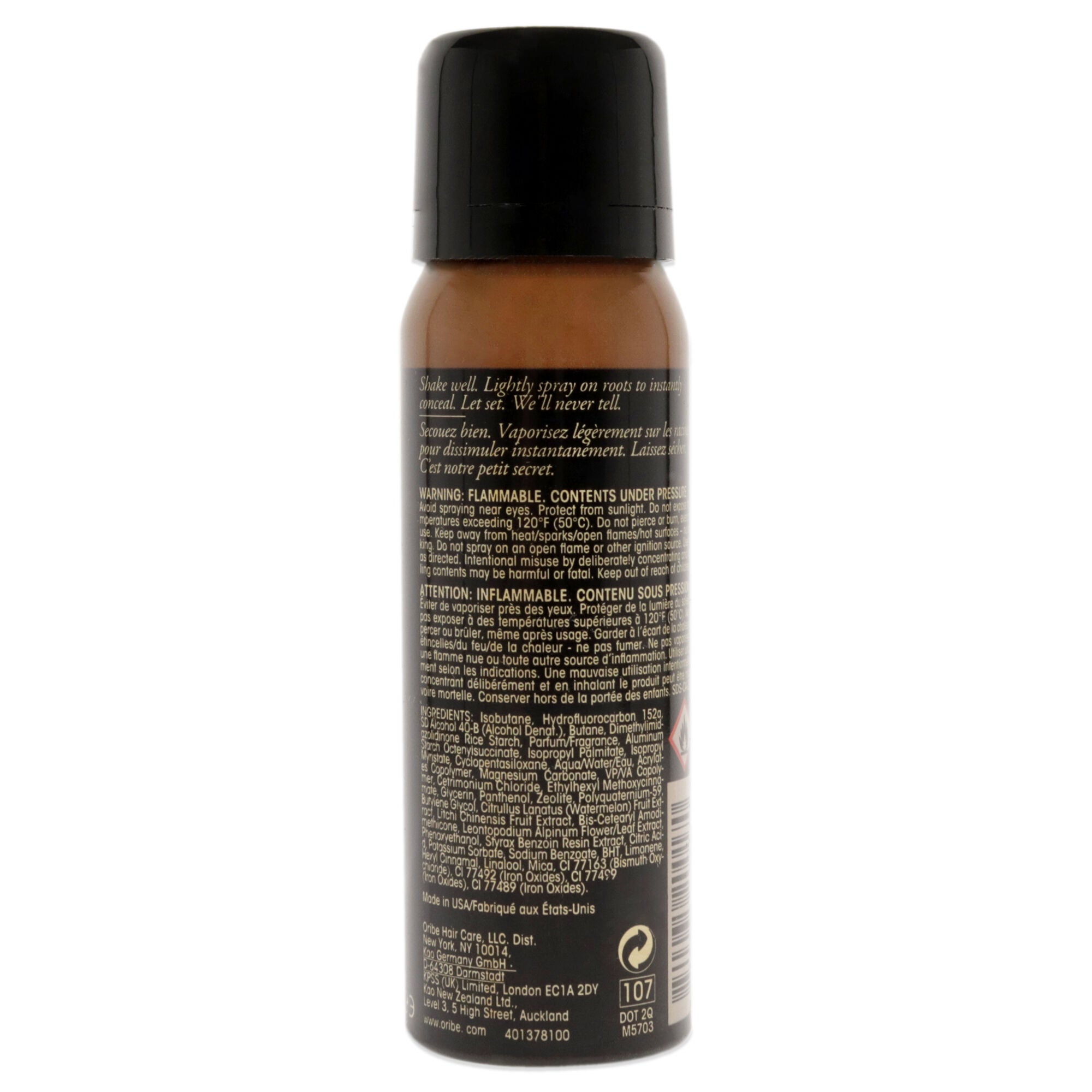 Airbrush Root Touch-Up Spray - Light Brown by Oribe for Unisex - 1.8 oz Hair Color, See Description, alternate image number 2