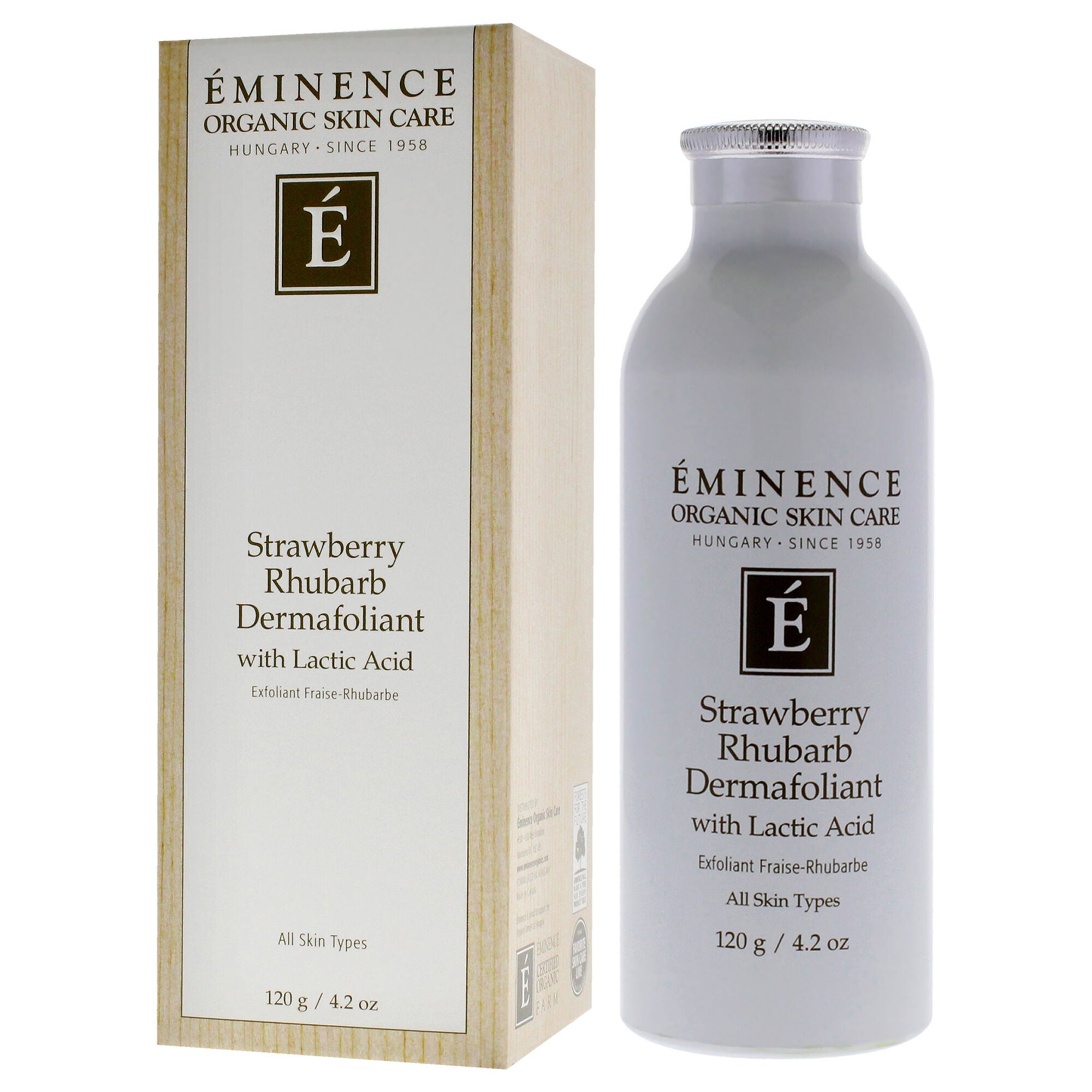 Strawberry Rhubarb Dermafoliant With Lactic Acid by Eminence for Unisex - 4.2 oz Exfoliator, See Description, alternate image number 3