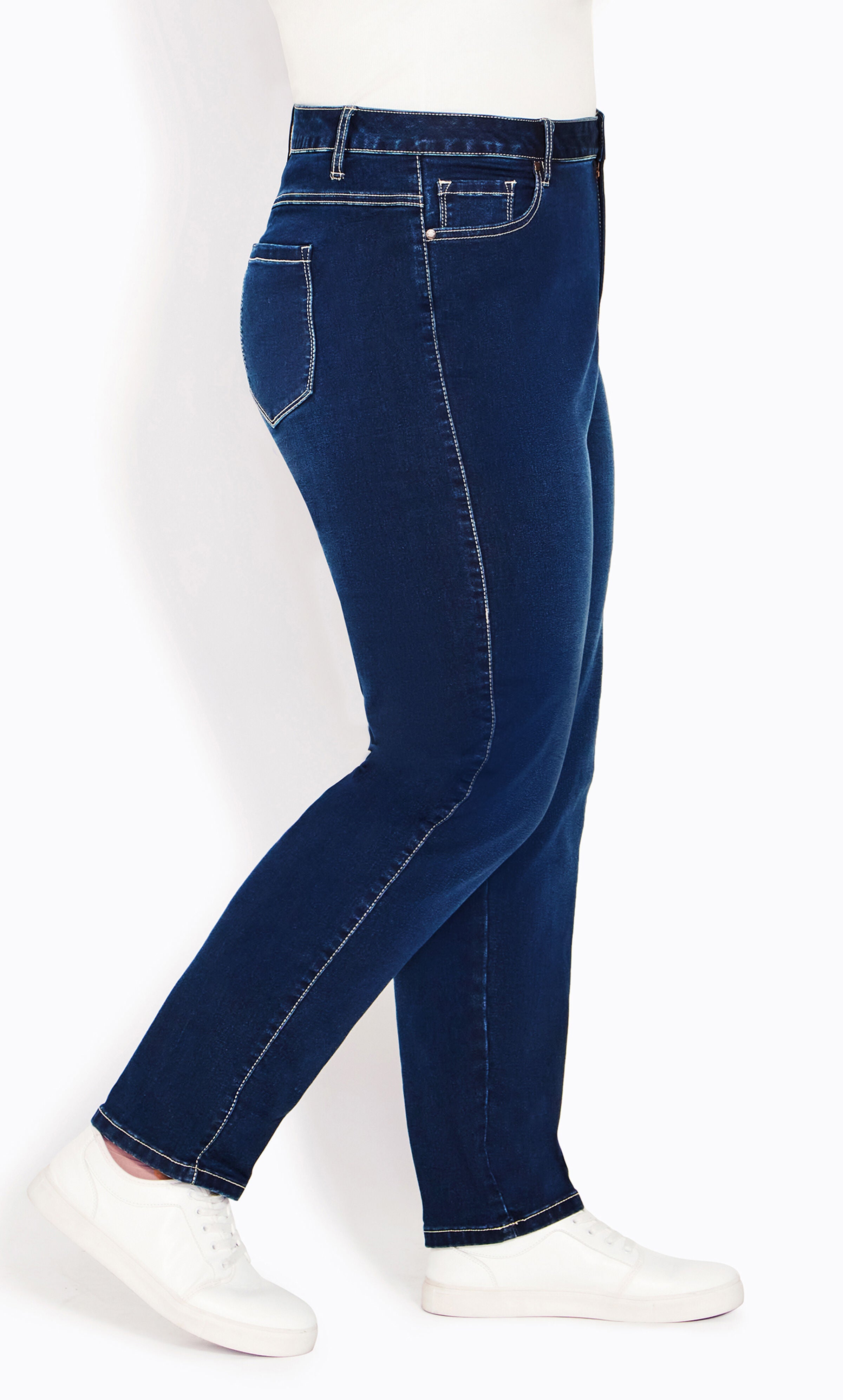 Butter Denim Straight Leg Jean Dark Wash - average, , alternate image number 4