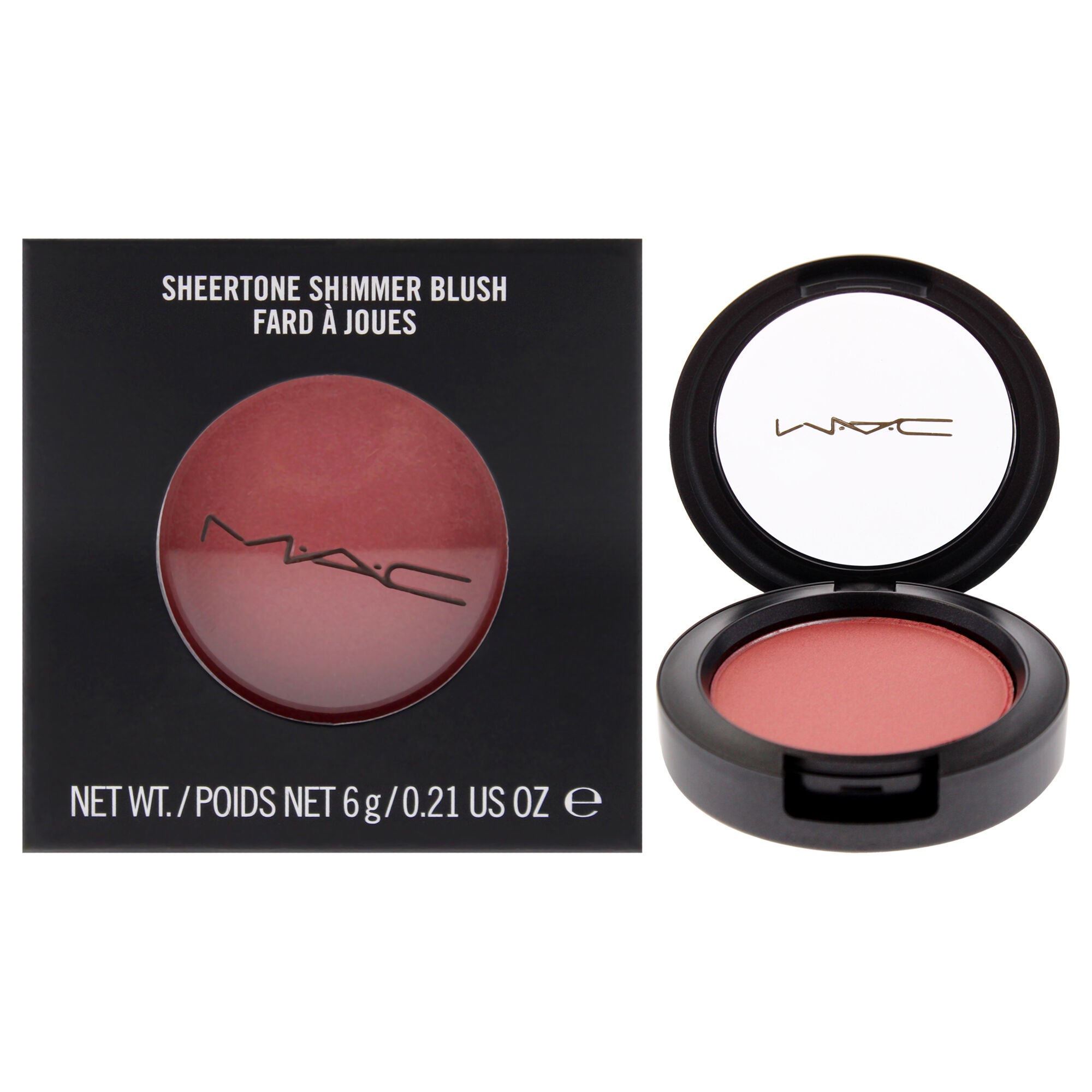 Sheertone Shimmer Blush - Peachykeen by MAC for Women - 0.21 oz Blush, See Description, hi-res image number 0