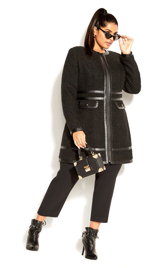 Winter Escape Coat - black, Black, hi-res image number null