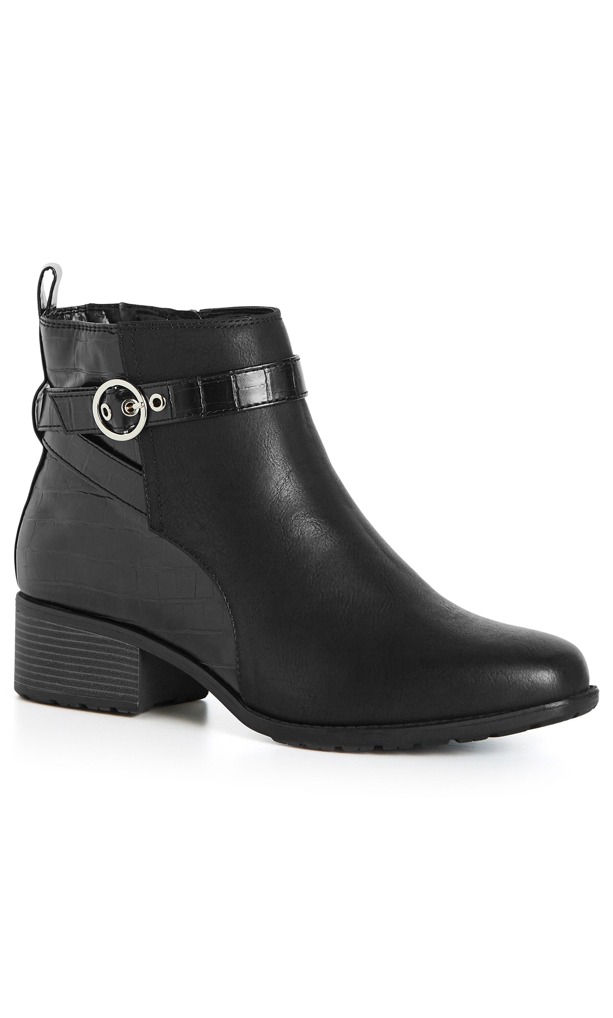 WIDE FIT Imogen Ankle Boot - black, Black, hi-res image number 0