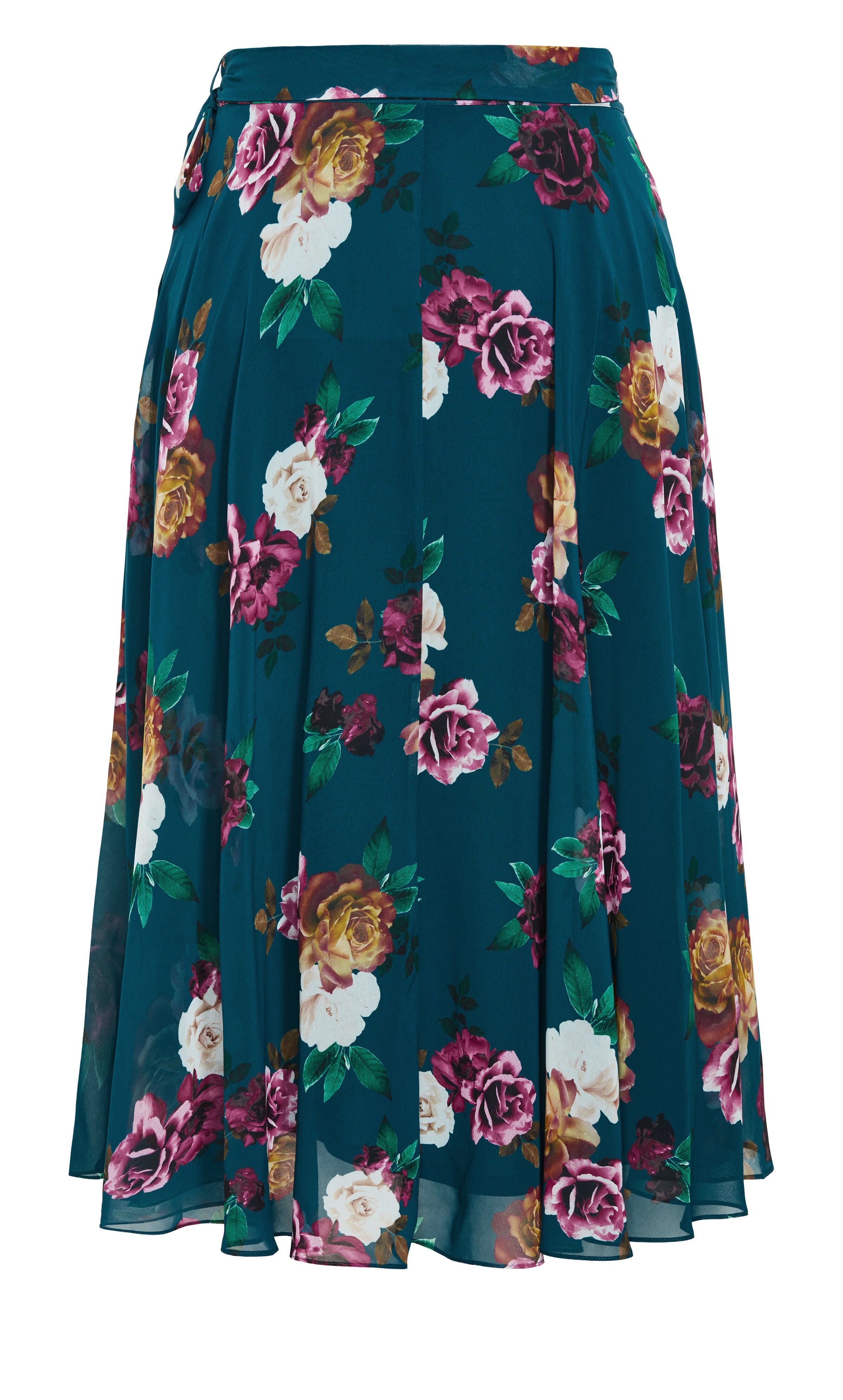 Michaela Print Skirt - teal, , alternate image number 5