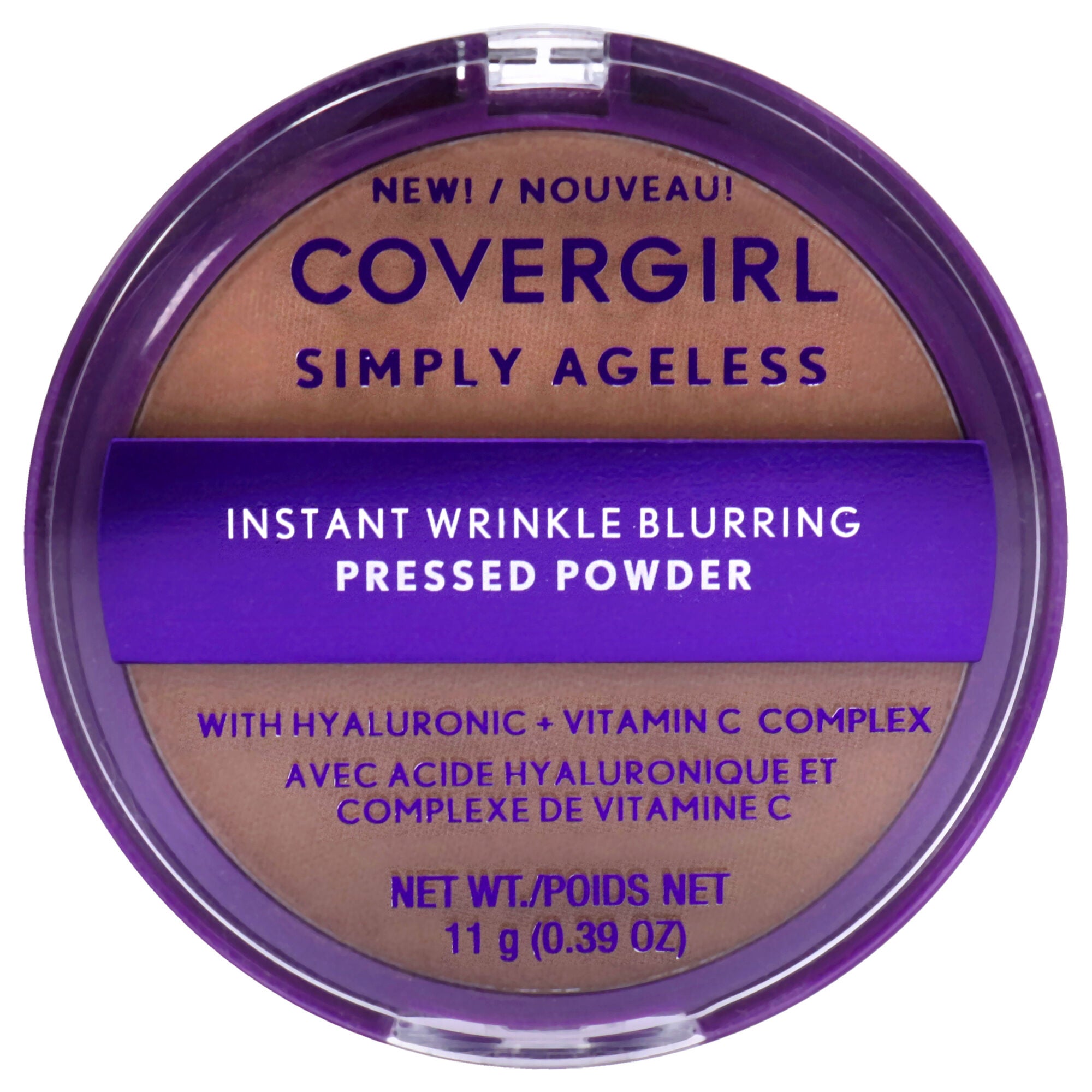 Simply Ageless Instant Wrinkle Blurring Pressed Powder - 265 Tawny by CoverGirl for Women - 0.39 oz Powder, See Description, hi-res image number 0