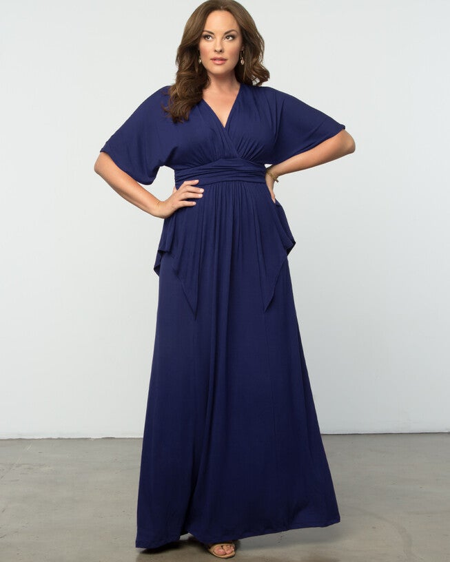 Indie Flair Maxi Dress, Nouveau Navy, alternate image number null