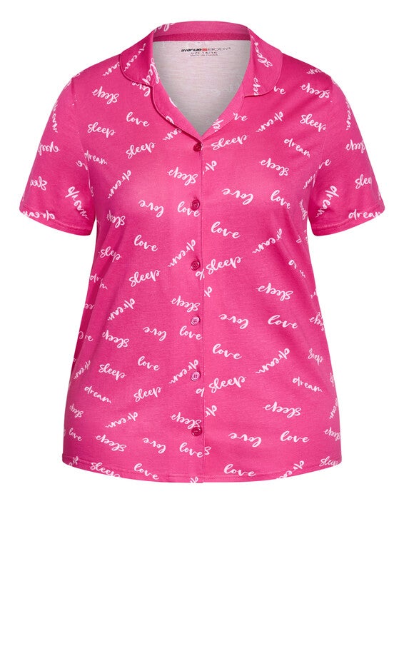 Button Sleep Top - pink sleep, , alternate image number 4