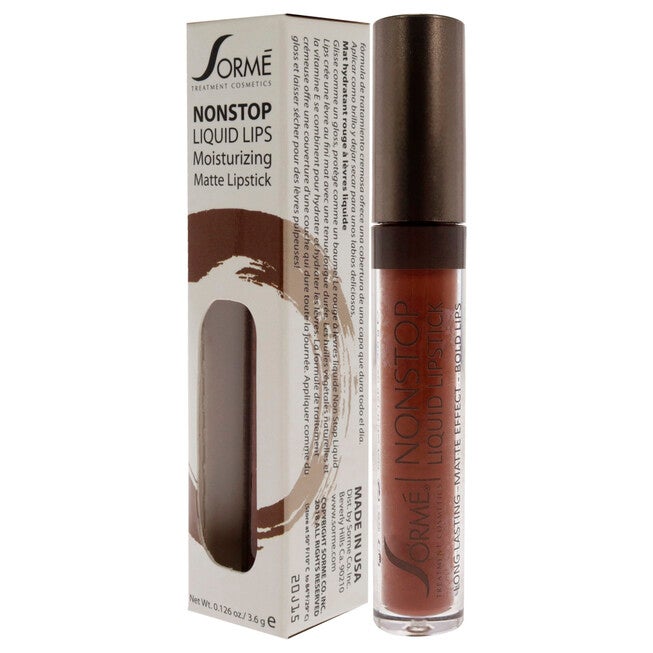 Nonstop Moisturizing Matte Liquid Lipstick - 270 Delight by Sorme Cosmetics for Women - 0.126 oz Lipstick, See Description, alternate image number 3