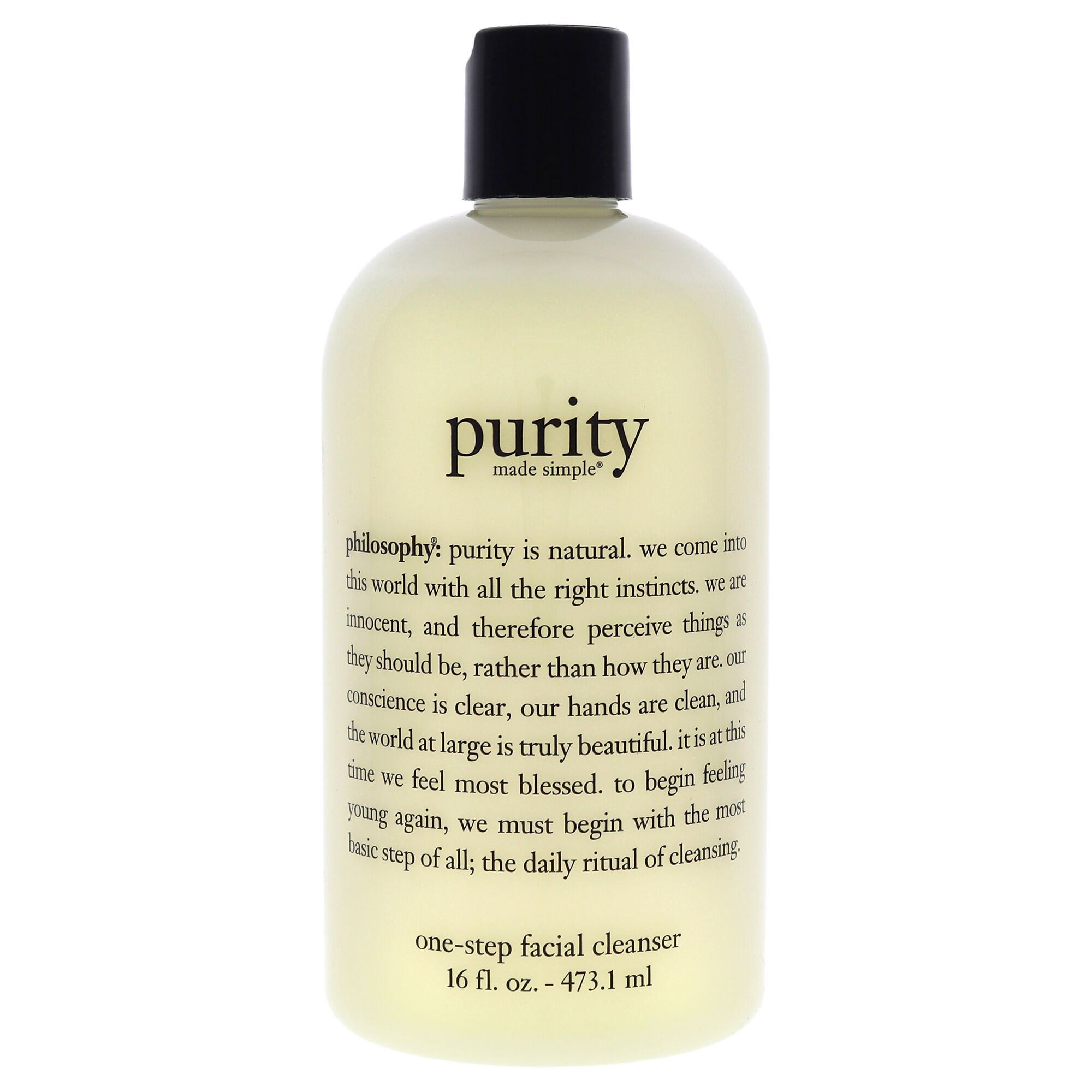Purity Made Simple One-Step Facial Cleanser by Philosophy for Unisex - 16 oz Cleanser, , alternate image number 3