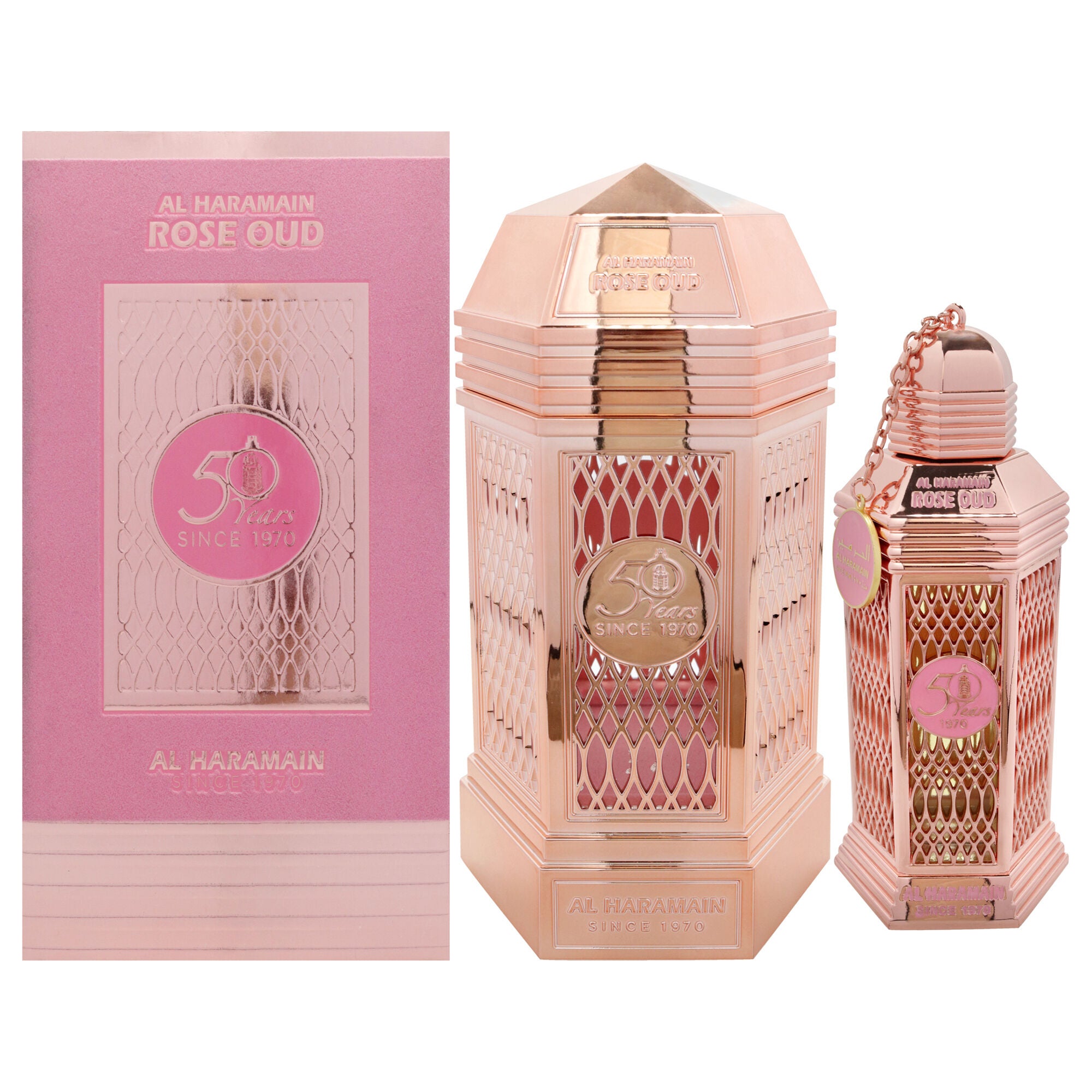 Rose Oud by Al Haramain for Women - 3.4 oz EDP Spray, See Description, hi-res image number 0