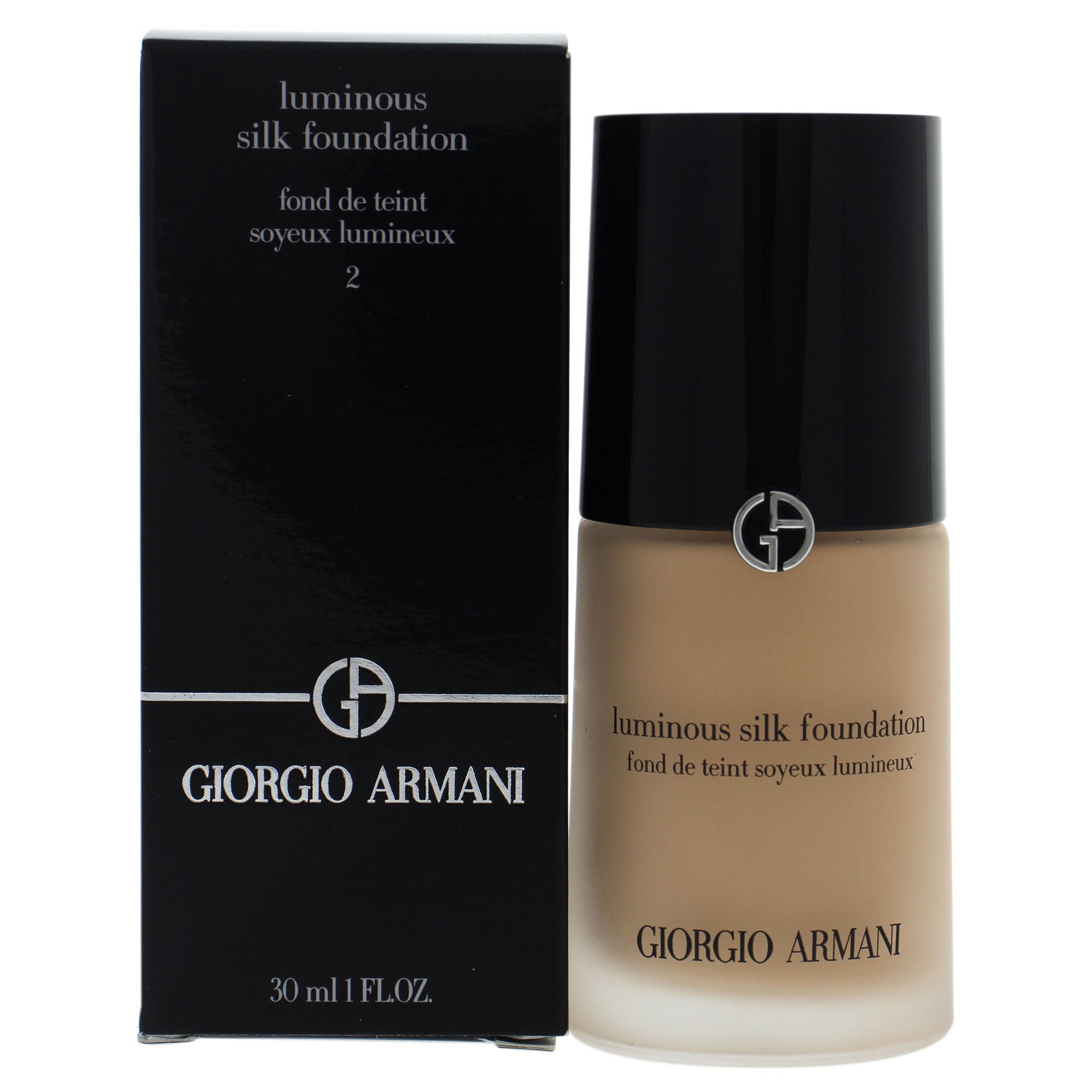 Luminous Silk Foundation - 02 by Giorgio Armani for Women - 1 oz Foundation, See Description, hi-res image number 0