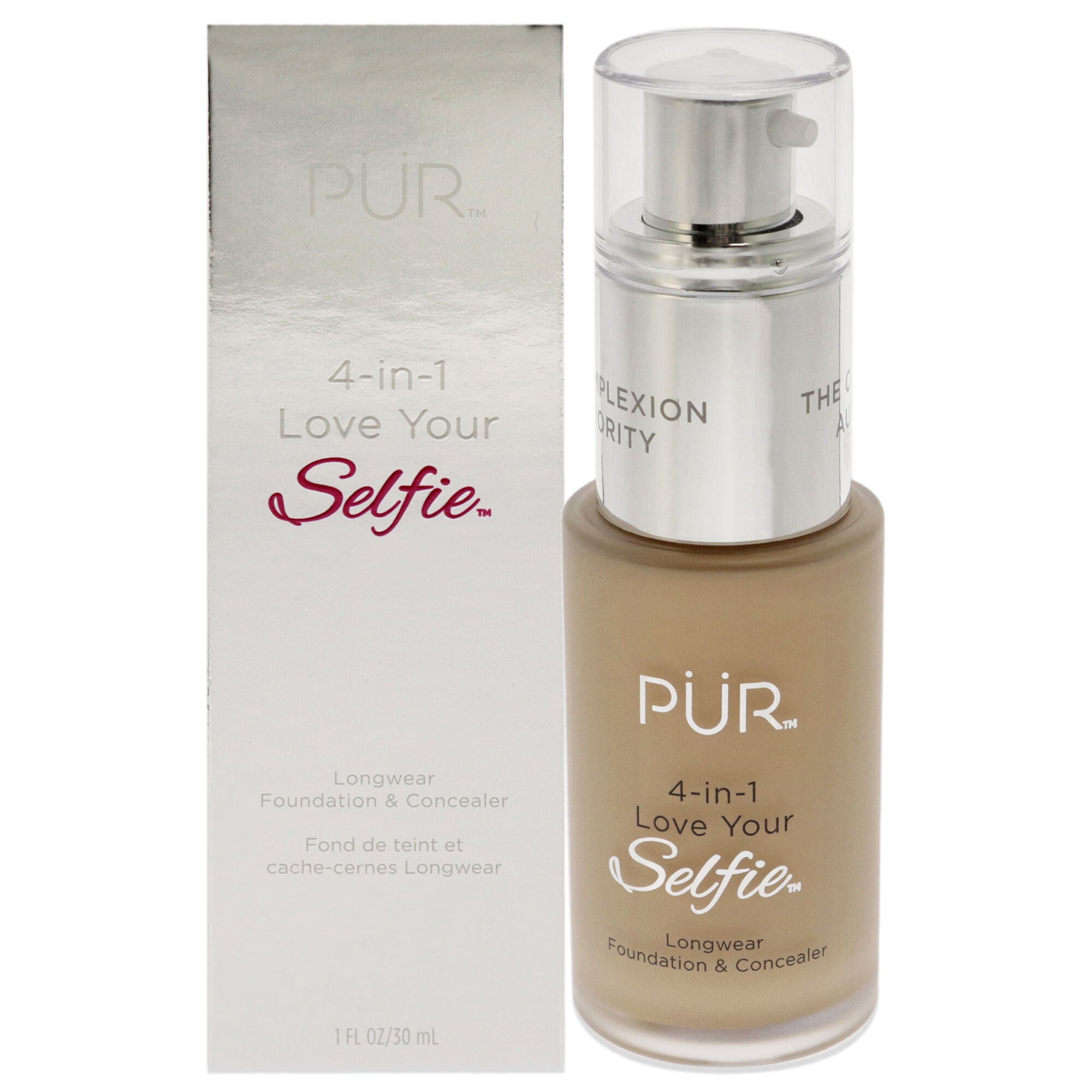 4-in-1 Love Your Selfie Longwear Foundation and Concealer - LN4 Vanilla-Fair with Neutral Undertones by Pur Cosmetics for Women - 1 oz Makeup, See Description, hi-res image number 0