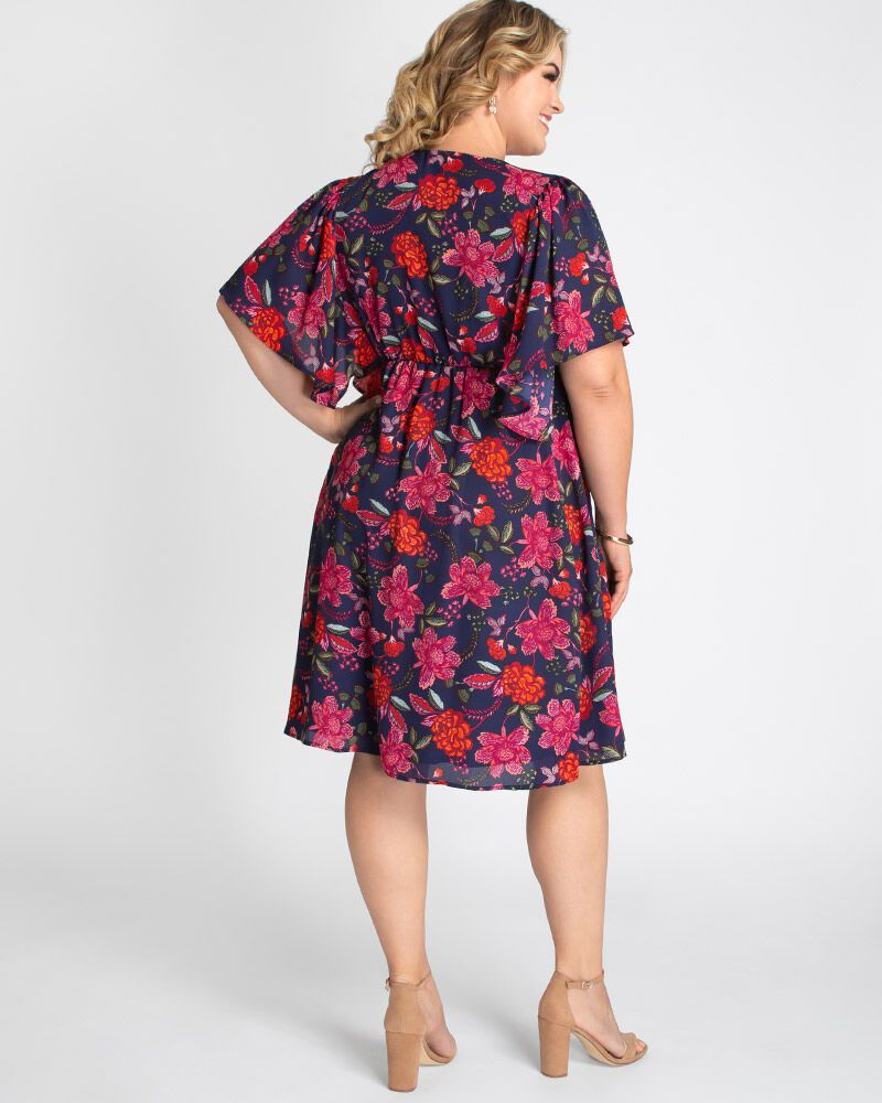 Florence Flutter Sleeve Dress, , alternate image number 5