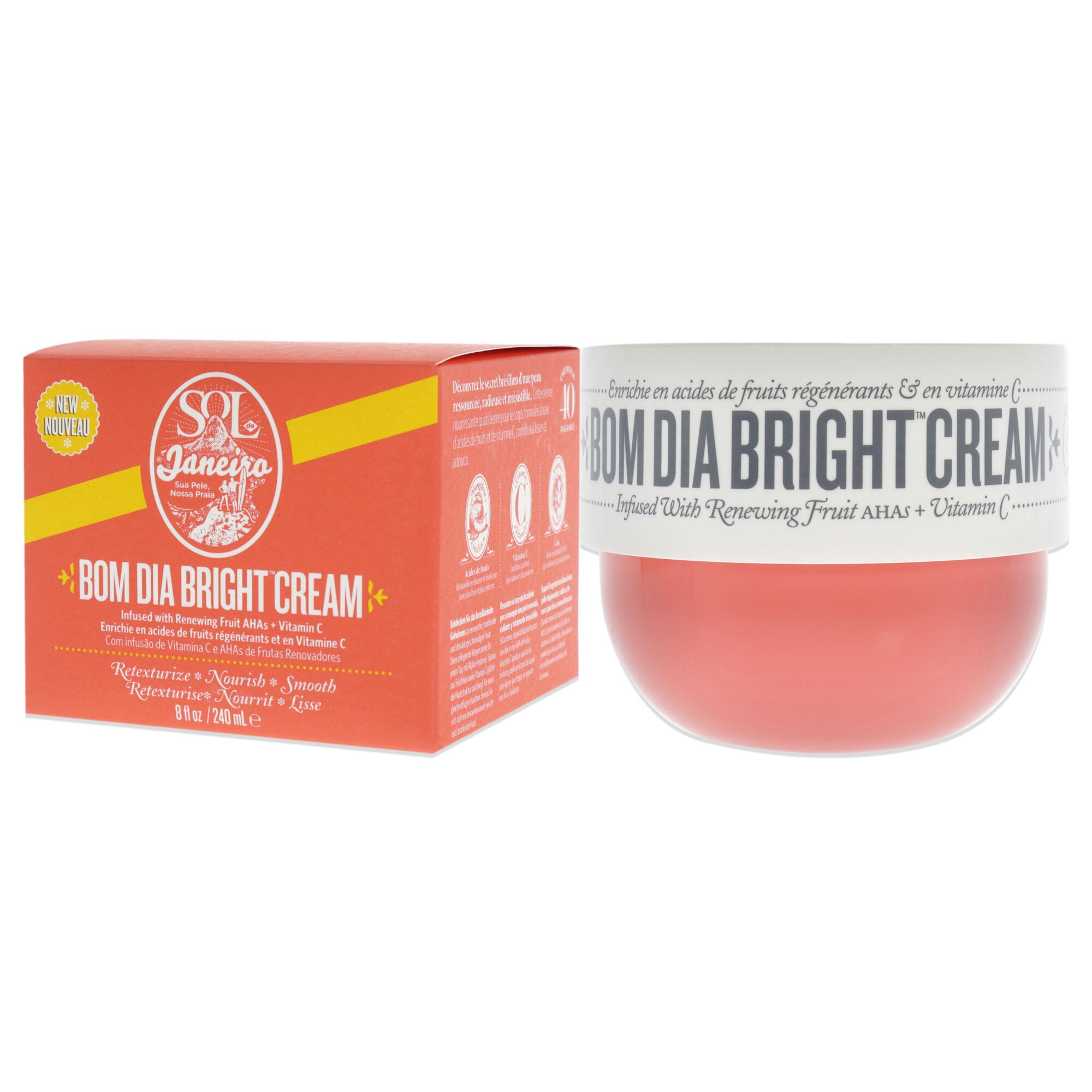 Bom Dia Bright Cream by Sol de Janeiro for Unisex - 8 oz Cream, , alternate image number 3