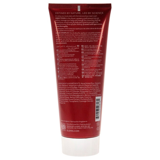 Frangipani Monoi Shower Cream by Elemis for Unisex - 6.7 oz Shower Cream, , alternate image number null