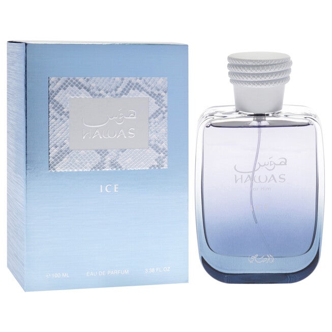 Hawas Ice by Rasasi for Men - 3.38 oz EDP Spray, See Description, alternate image number 1