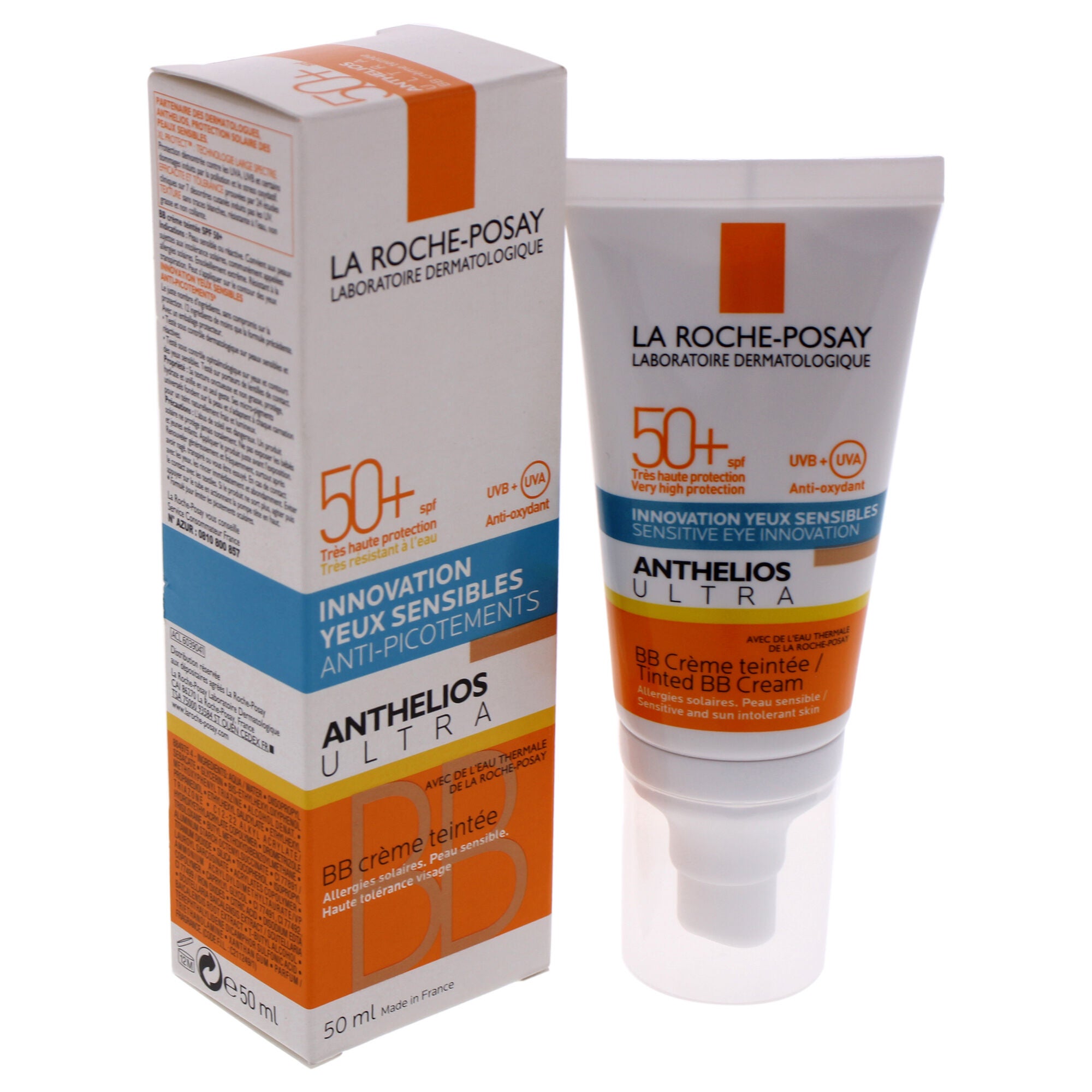 Anthelios Ultra Tinted BB Cream SPF 50 by La Roche-Posay for Unisex - 1.7 oz Makeup, See Description, alternate image number 3