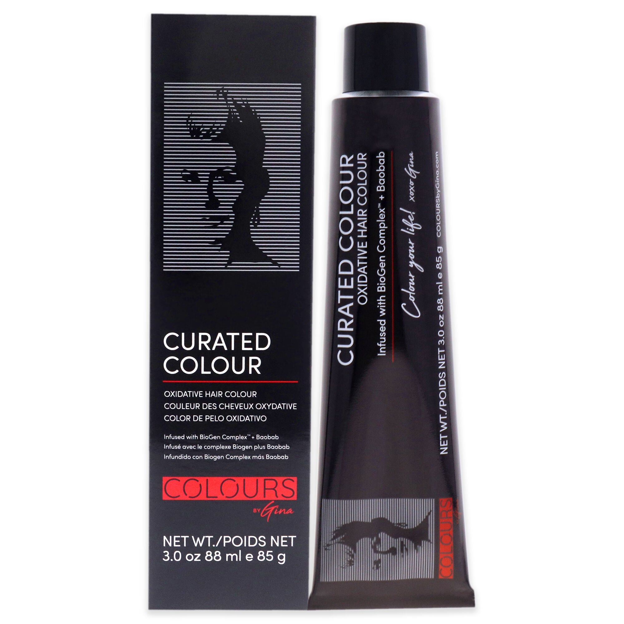 Curated Colour - 5.77-5W Light Warm Brown by Colours By Gina for Unisex - 3 oz Hair Color, , alternate image number 5