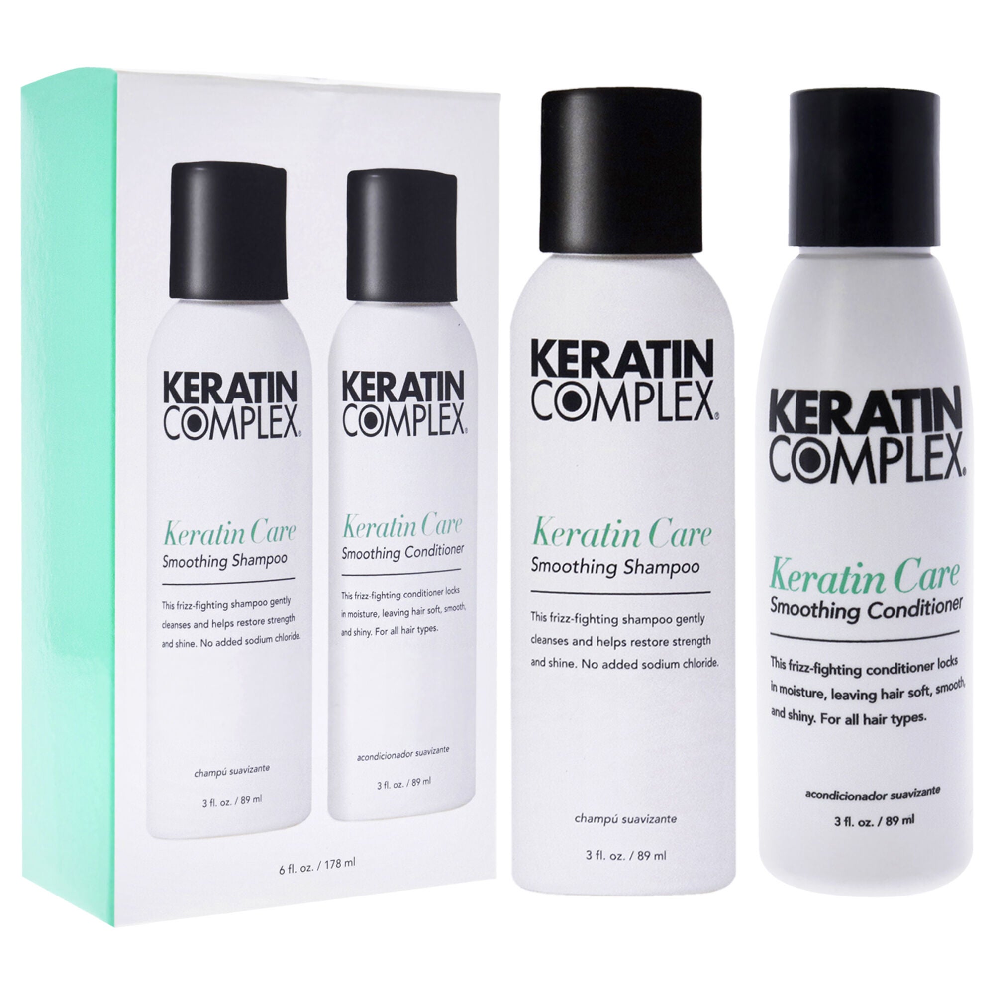 Keratin Complex Keratin Care Smoothing Kit by Keratin Complex for Unisex - 2 x 3 oz Shampoo, Conditioner, , alternate image number 7