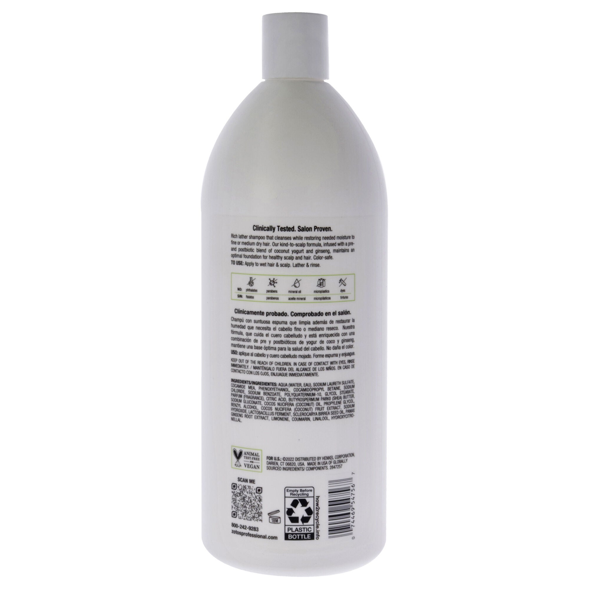 Moisturizing Shampoo by Zotos for Unisex - 32 oz Shampoo, See Description, alternate image number 2