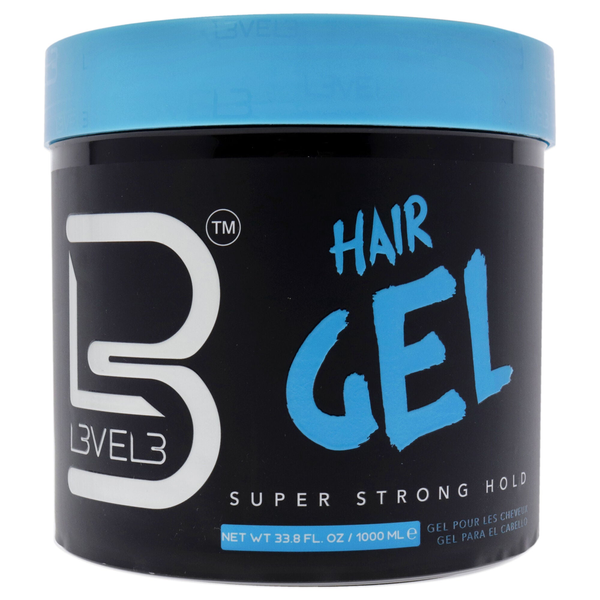 Super Strong Hair Gel by L3VEL3 for Men - 33.8 oz Gel, , alternate image number 3