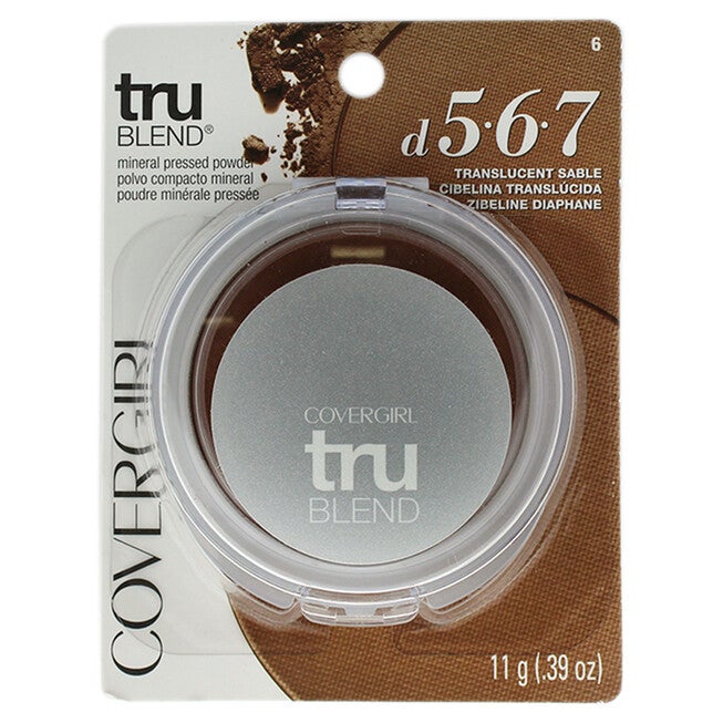 TruBlend Pressed Powder - D5.6.7 Translucent Sable by CoverGirl for Women - 0.39 oz Powder, See Description, hi-res image number 0