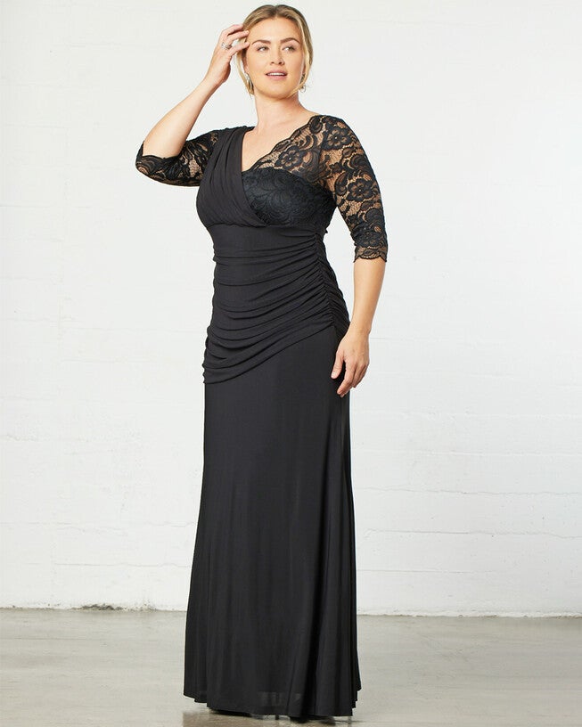 Soiree Evening Gown, Onyx, alternate image number 2