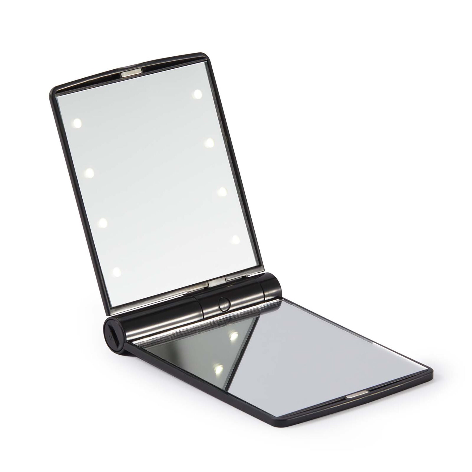 Lighted Compact Mirror by Browgame for Women - 1 Pc Mirror, See Description, hi-res image number 0