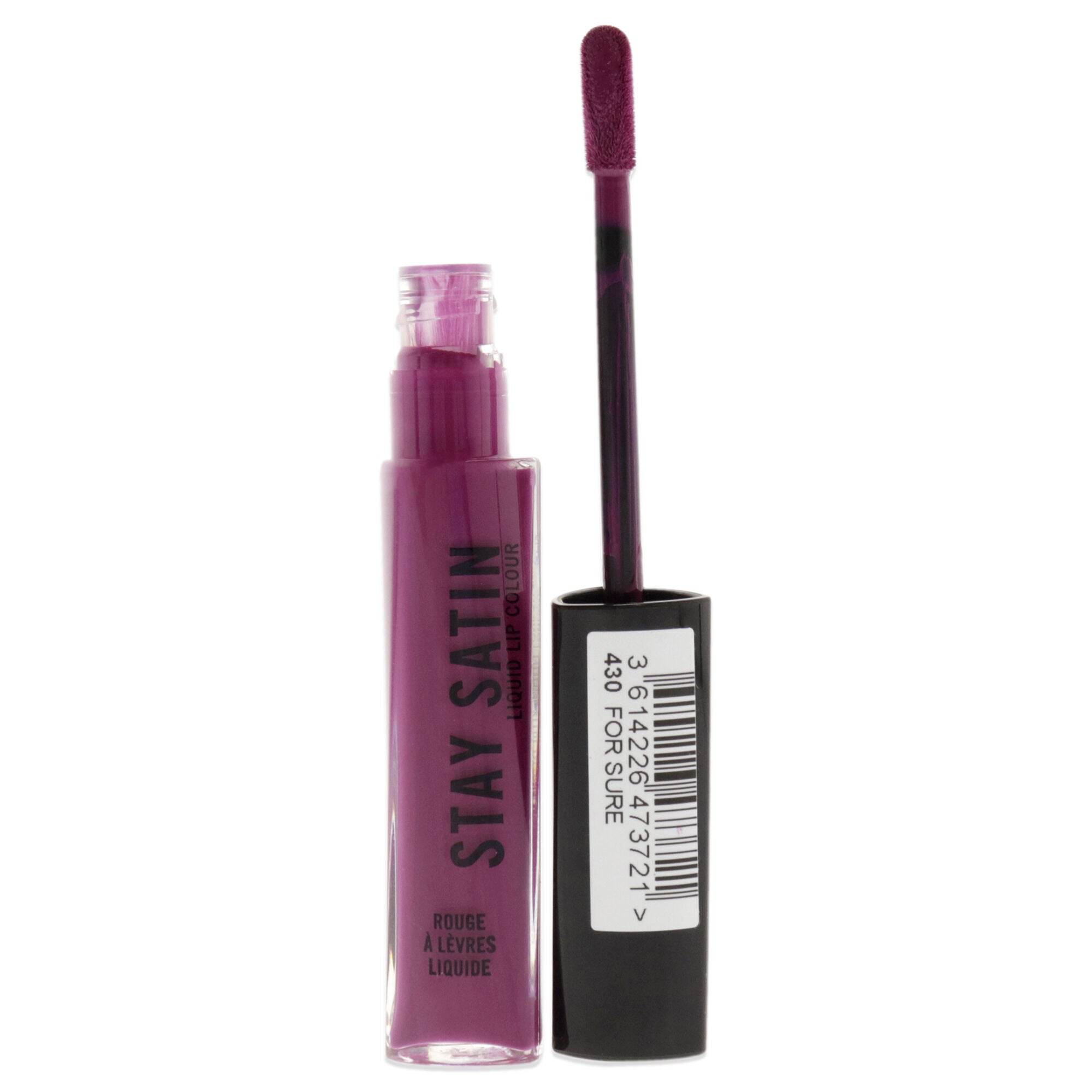 Stay Satin Liquid Lip Color - For Sure by Rimmel London for Women - 0.21 oz Lipstick, , alternate image number 3