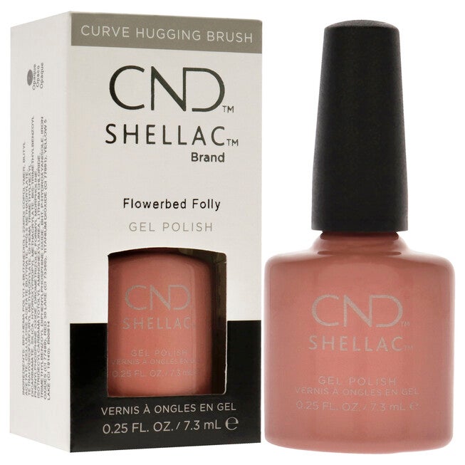 Shellac Nail Color - Flowerbed Folly by CND for Women - 0.25 oz Nail Polish, See Description, alternate image number 2