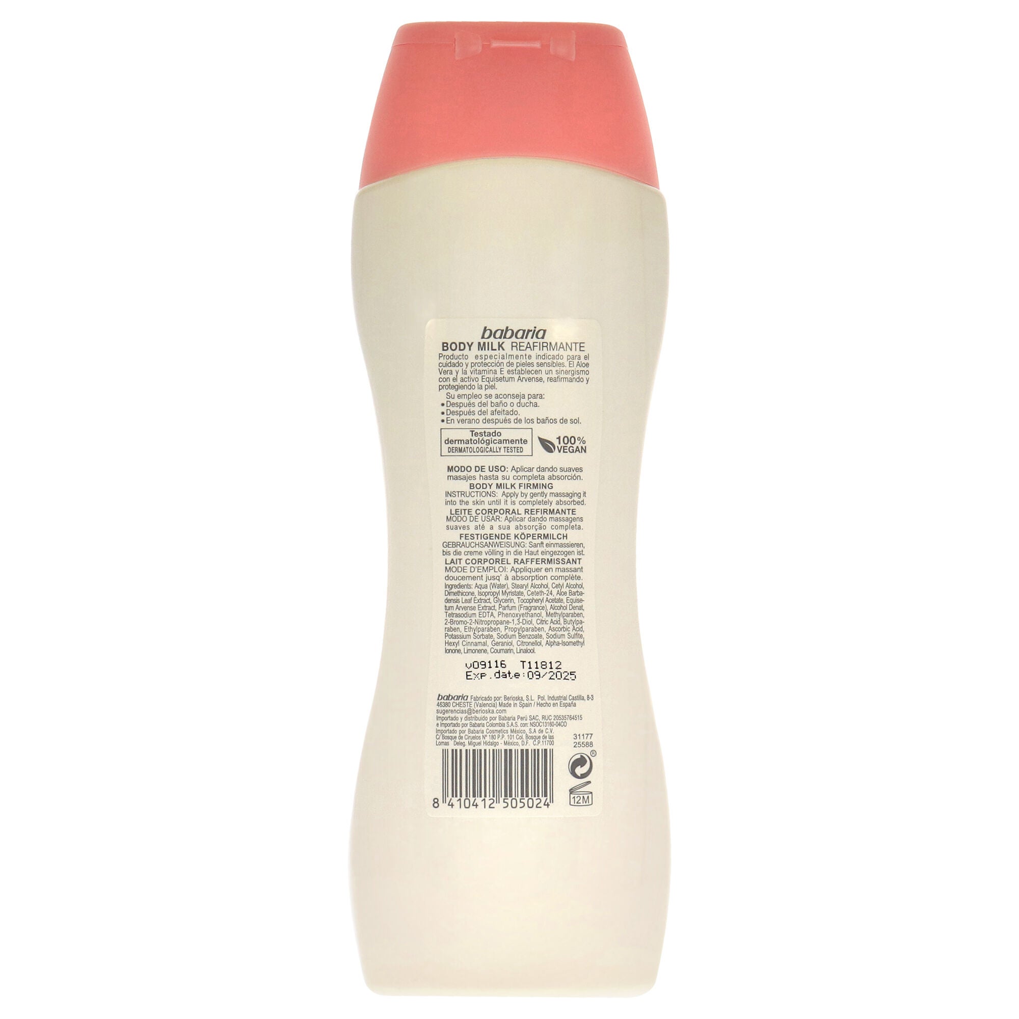 Firming Body Milk by Babaria for Unisex - 16.6 oz Moisturizer, See Description, alternate image number 1