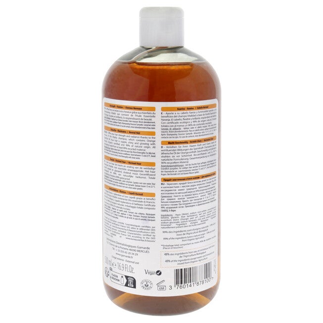 Orange Vitality Shampoo - Normal Hair by Gamarde for Unisex - 16.9 oz Shampoo, See Description, alternate image number 2