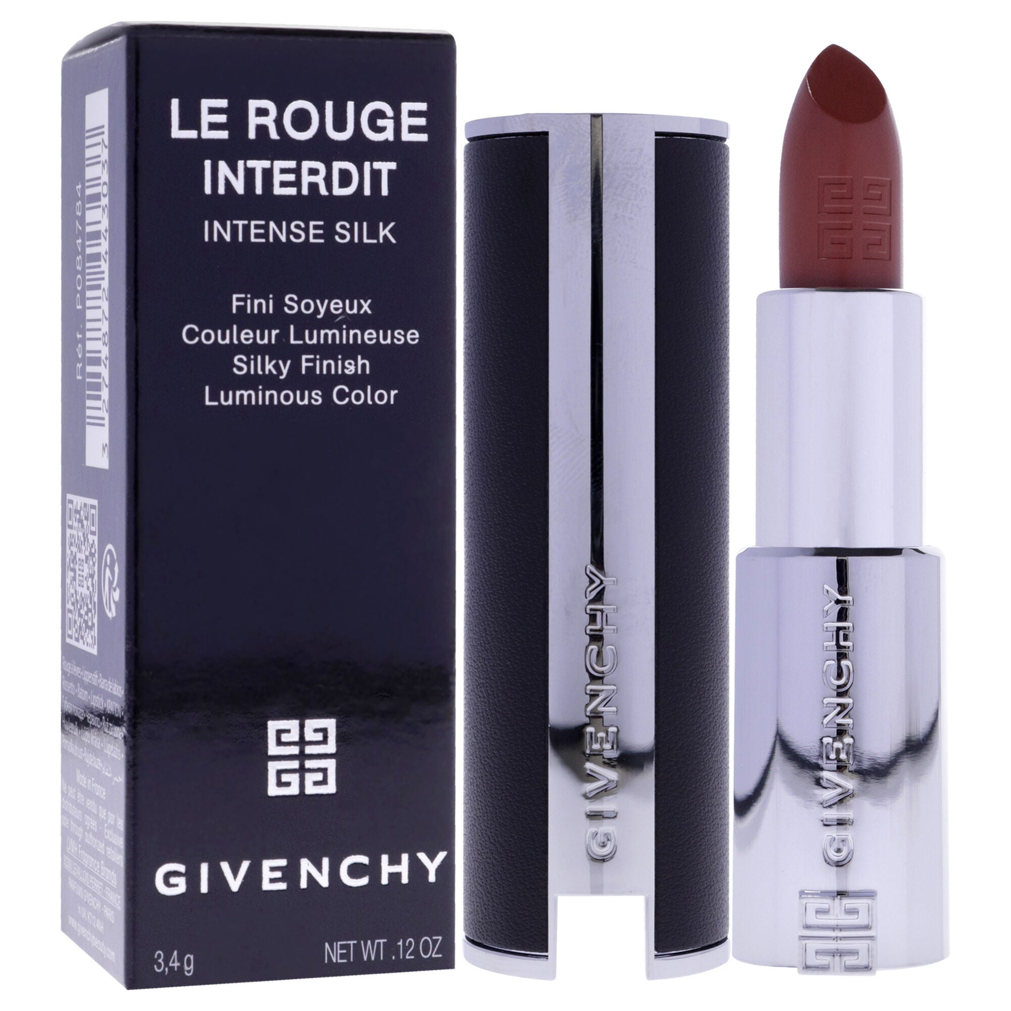Le Rouge Interdit Intense Silk Lipstick - 500 Brun Mocha by Givenchy for Women - 0.12 oz Lipstick, , alternate image number 6