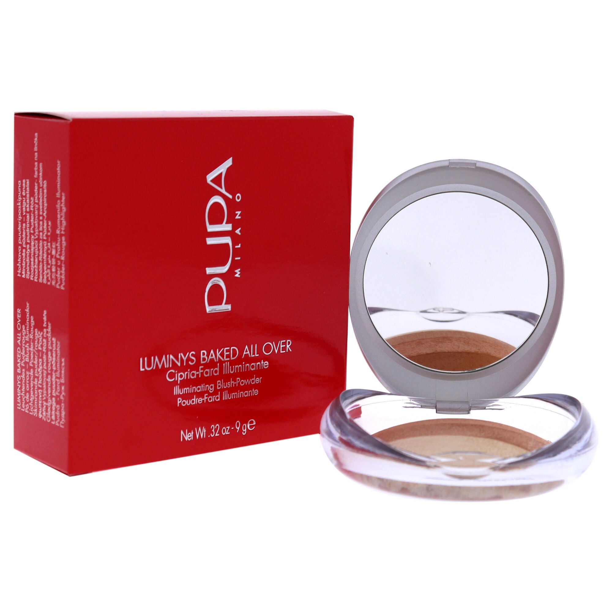 Luminys Baked All Over Illuminating Blush-Powder - 05 Gold Stripes by Pupa Milano for Women - 0.32 oz Blush, See Description, alternate image number 1