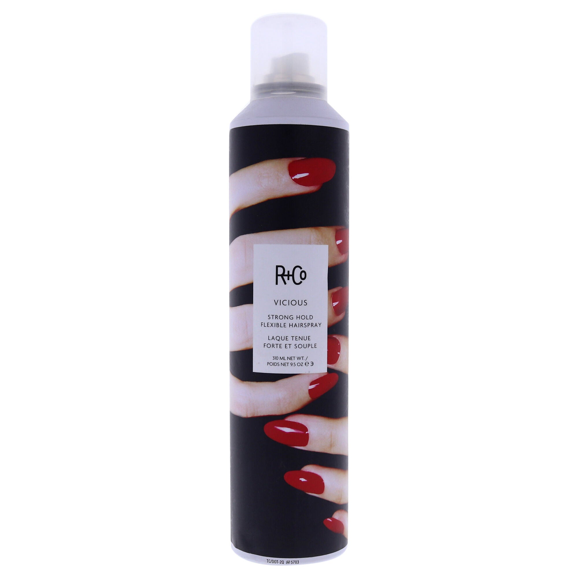Vicious Strong Hold Flexible Hairspray by R+Co for Unisex - 9.5 oz Hair Spray, See Description, hi-res image number 0