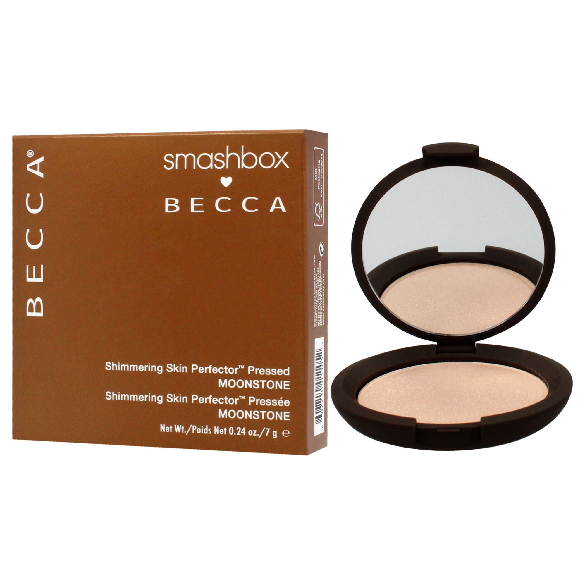 Becca Shimmering Skin Perfector Pressed - Moonstone by SmashBox for Women - 0.24 oz Highlighter, See Description, alternate image number 3