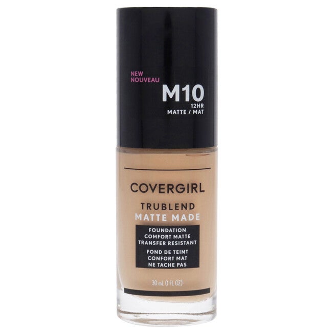 TruBlend Matte Made Liquid Foundation - M10 Golden Natural by CoverGirl for Women - 1 oz Foundation, See Description, hi-res image number 0
