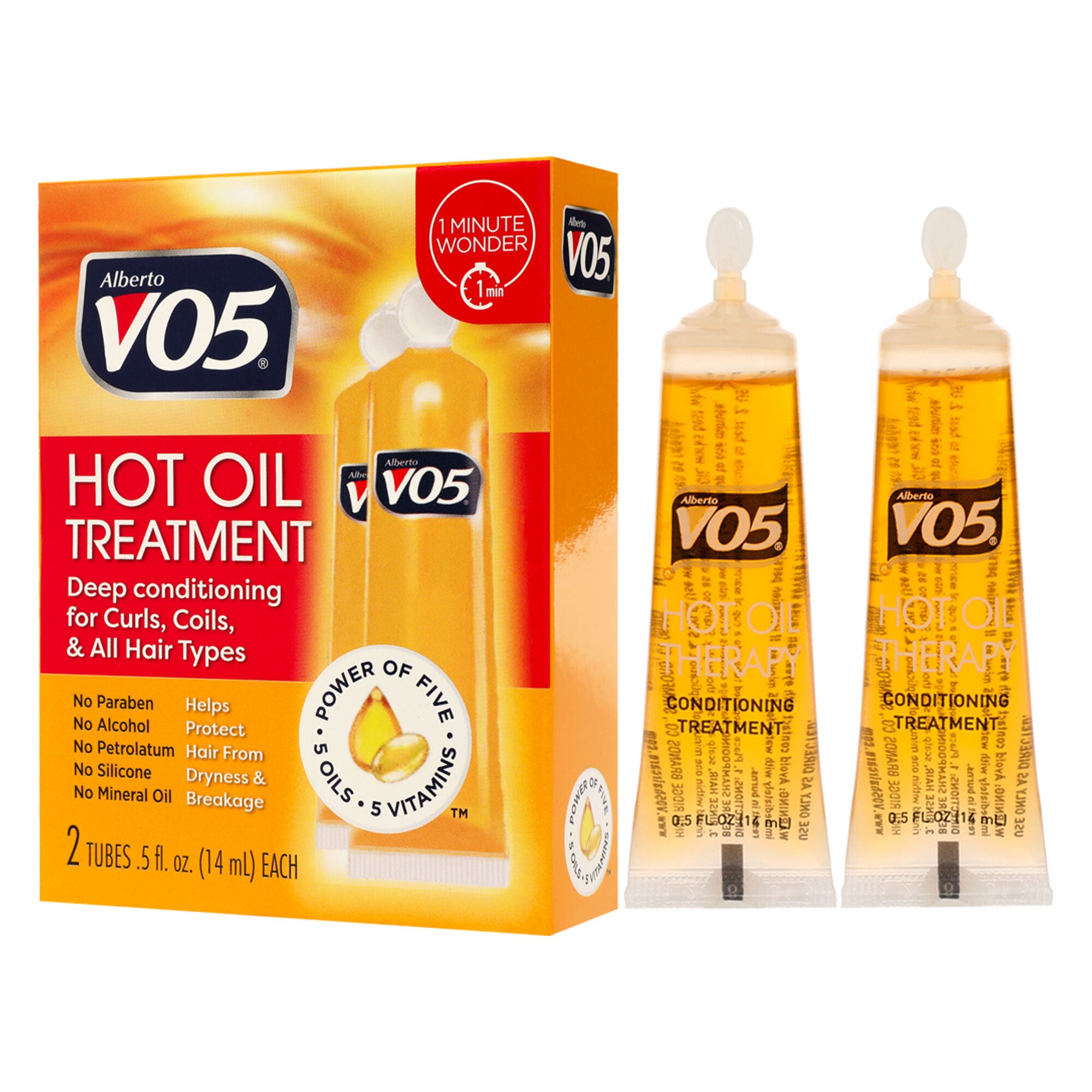 Hot Oil Treatment by Alberto VO5 for Unisex - 2 x 0.5 oz Treatment, See Description, alternate image number 3