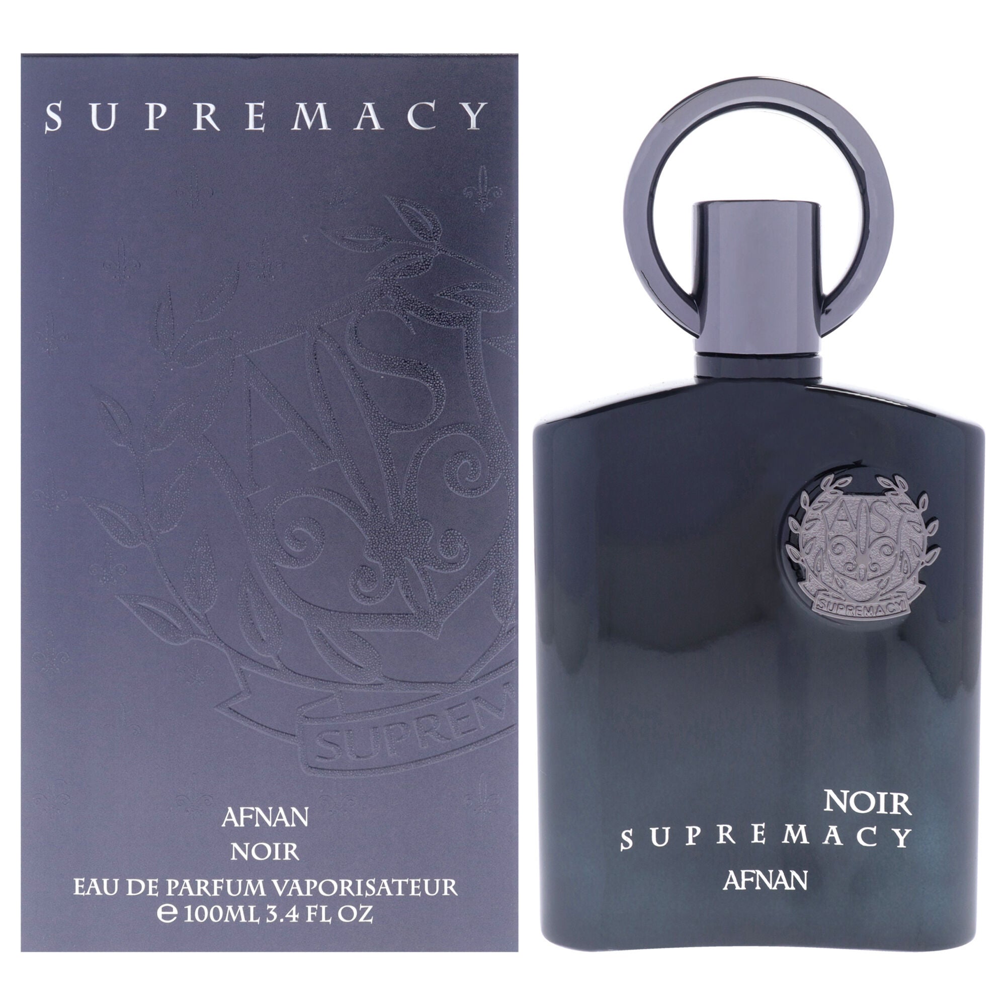 Supremacy Collection - Noir by Afnan for Unisex - 3.4 oz EDP Spray, Clear, hi-res image number 0
